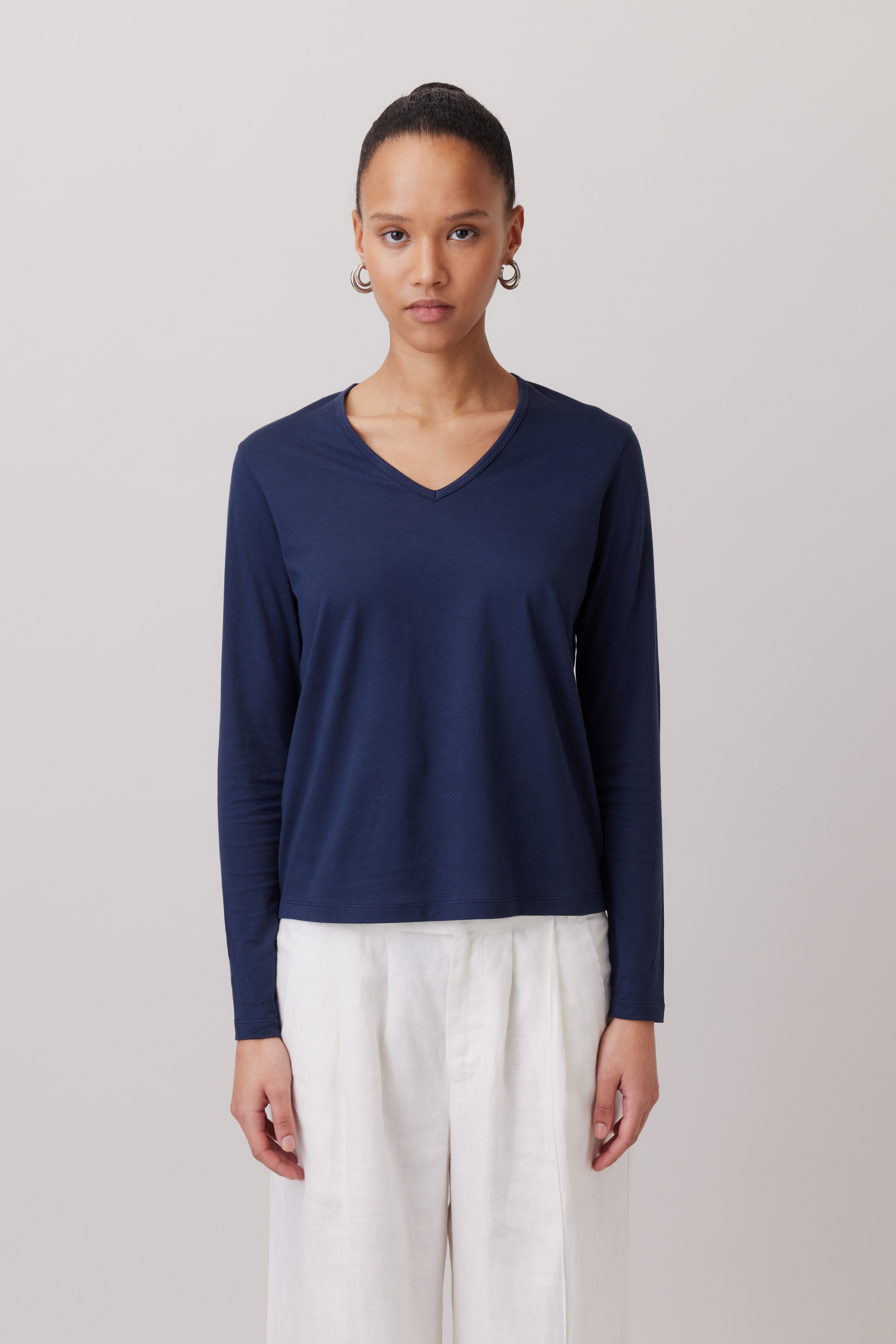 Pima Cotton Long sleeve T-Shirt