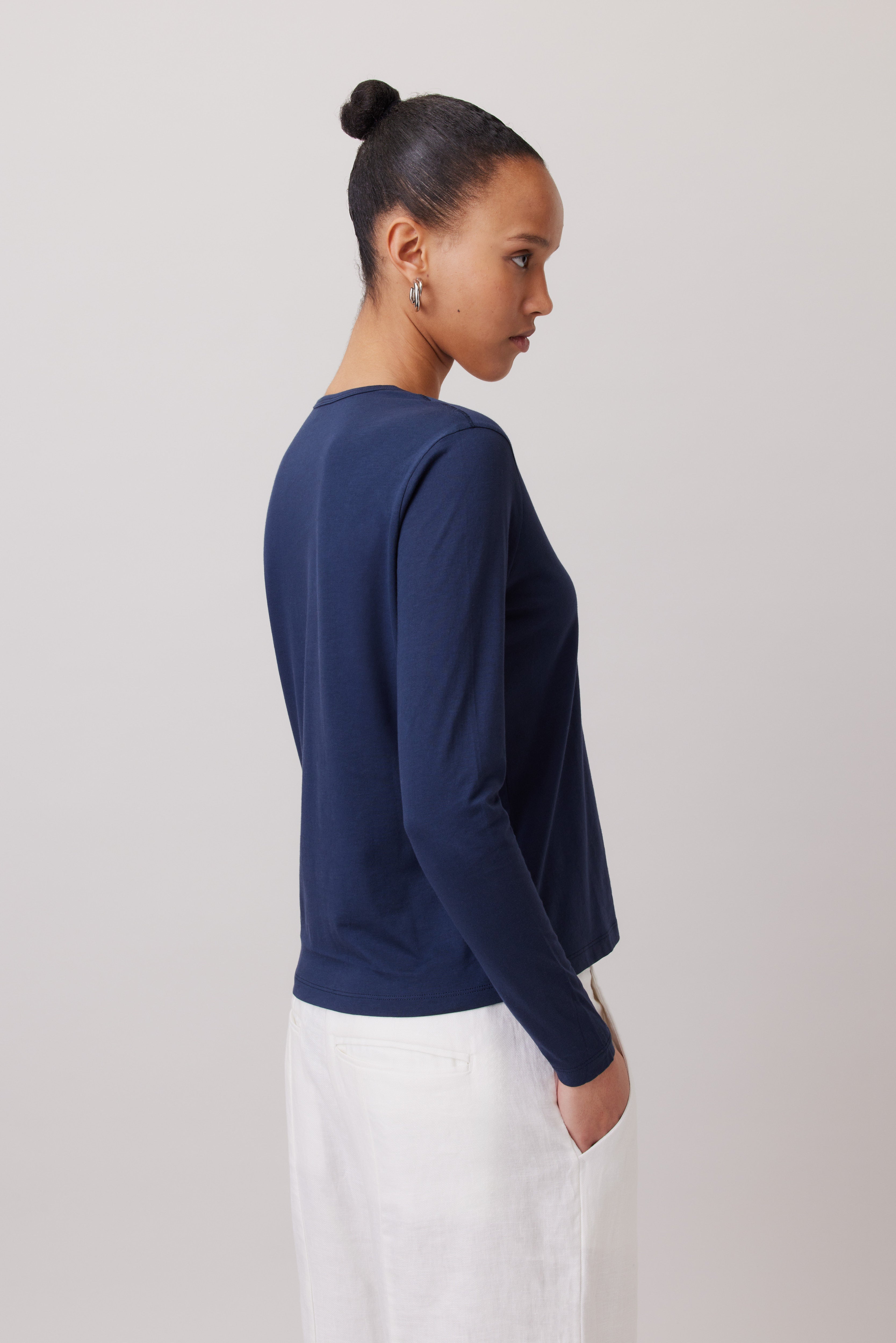 Pima Cotton Long sleeve T-Shirt