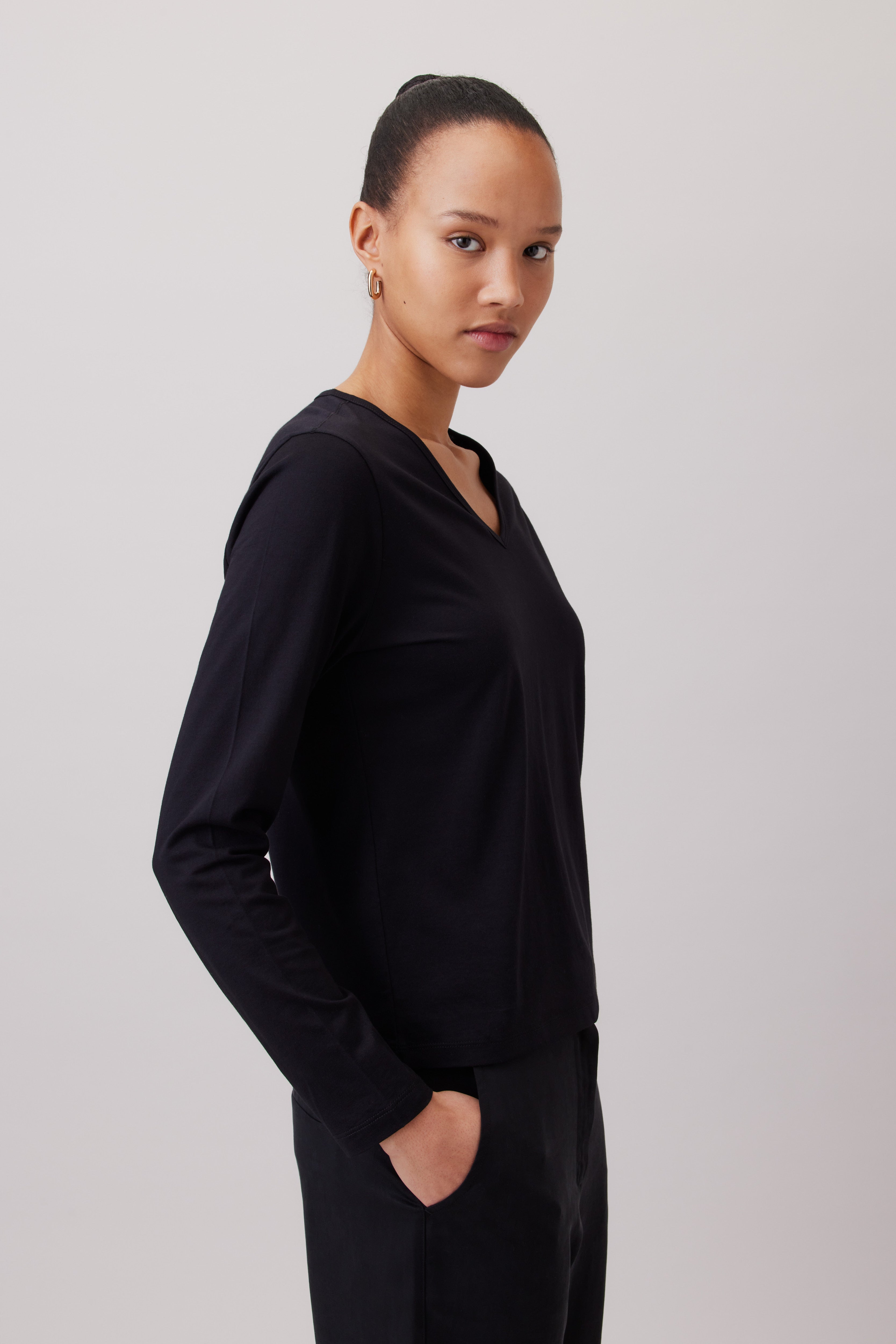 Pima Cotton Long sleeve T-Shirt