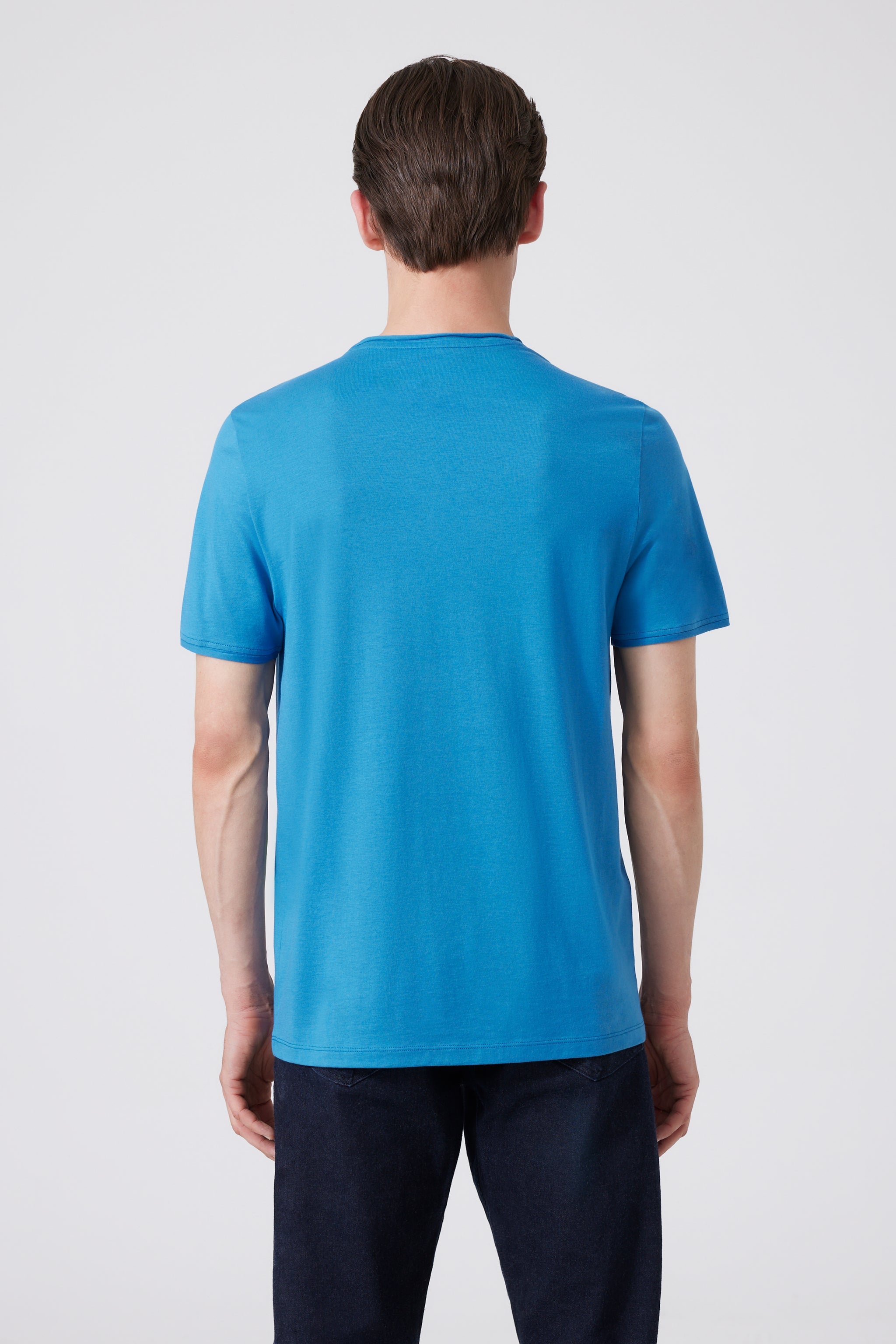 Pima Cotton V-neck T-Shirt 