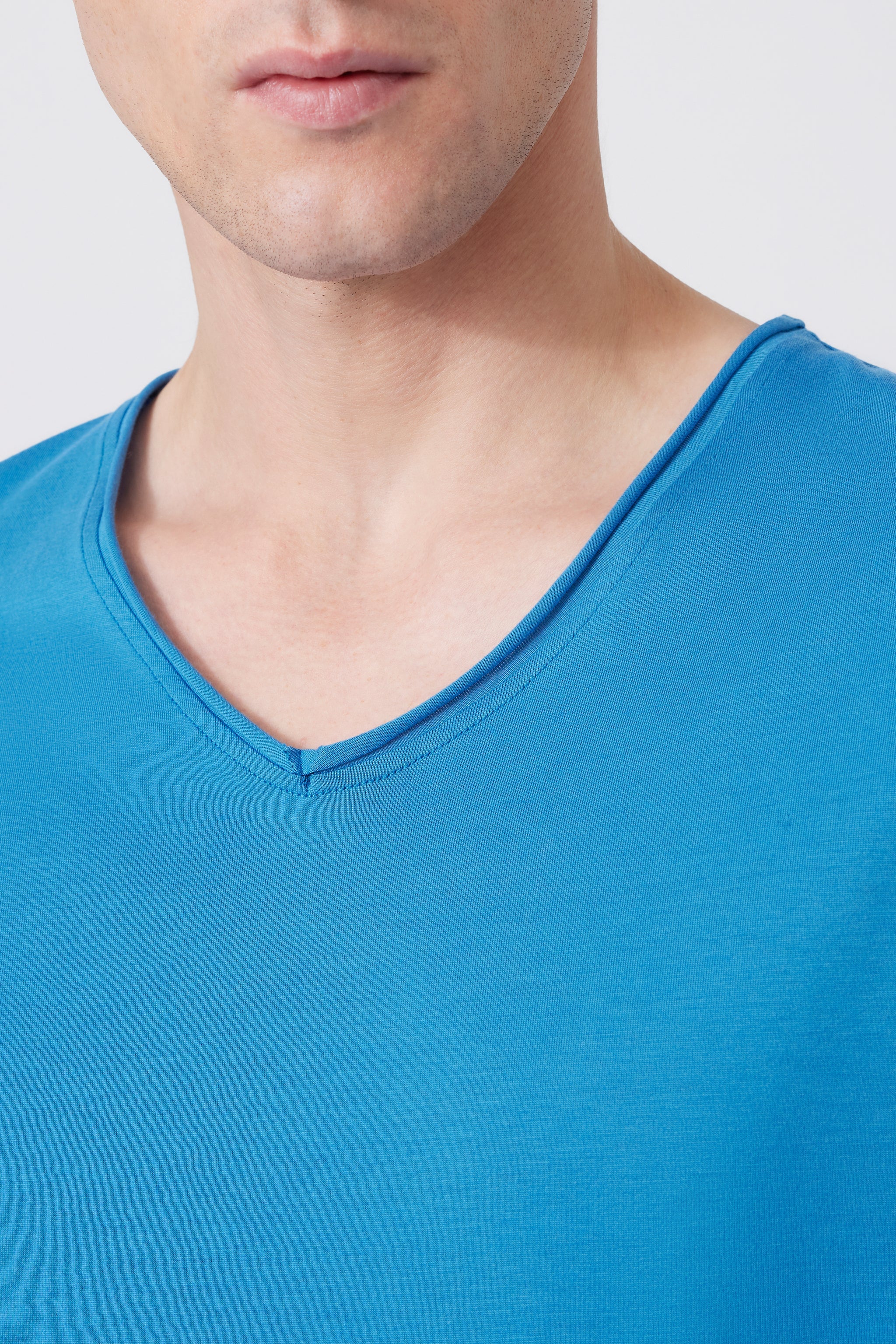 Pima Cotton V-neck T-Shirt 