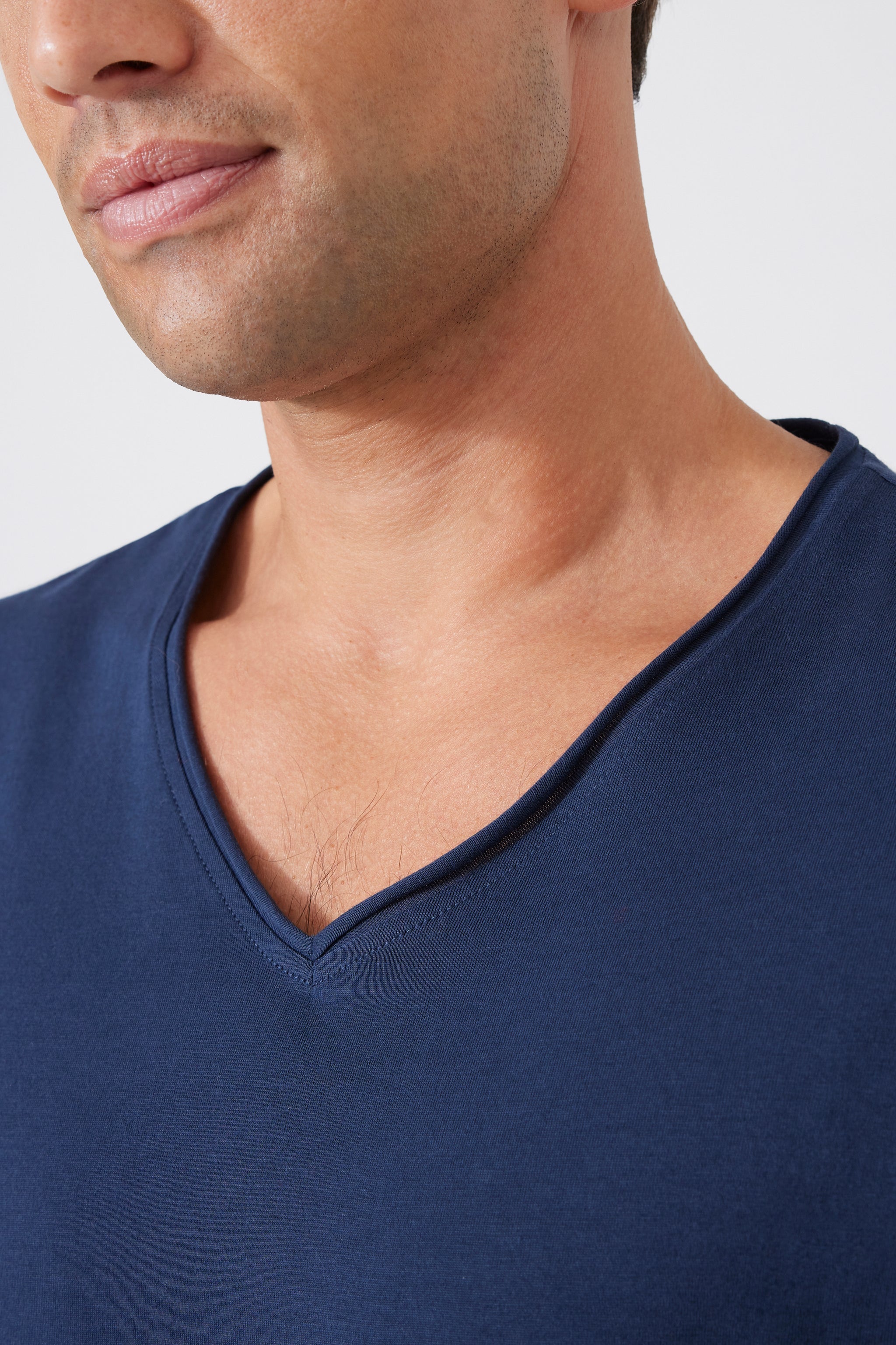 Pima Cotton V-neck T-Shirt 