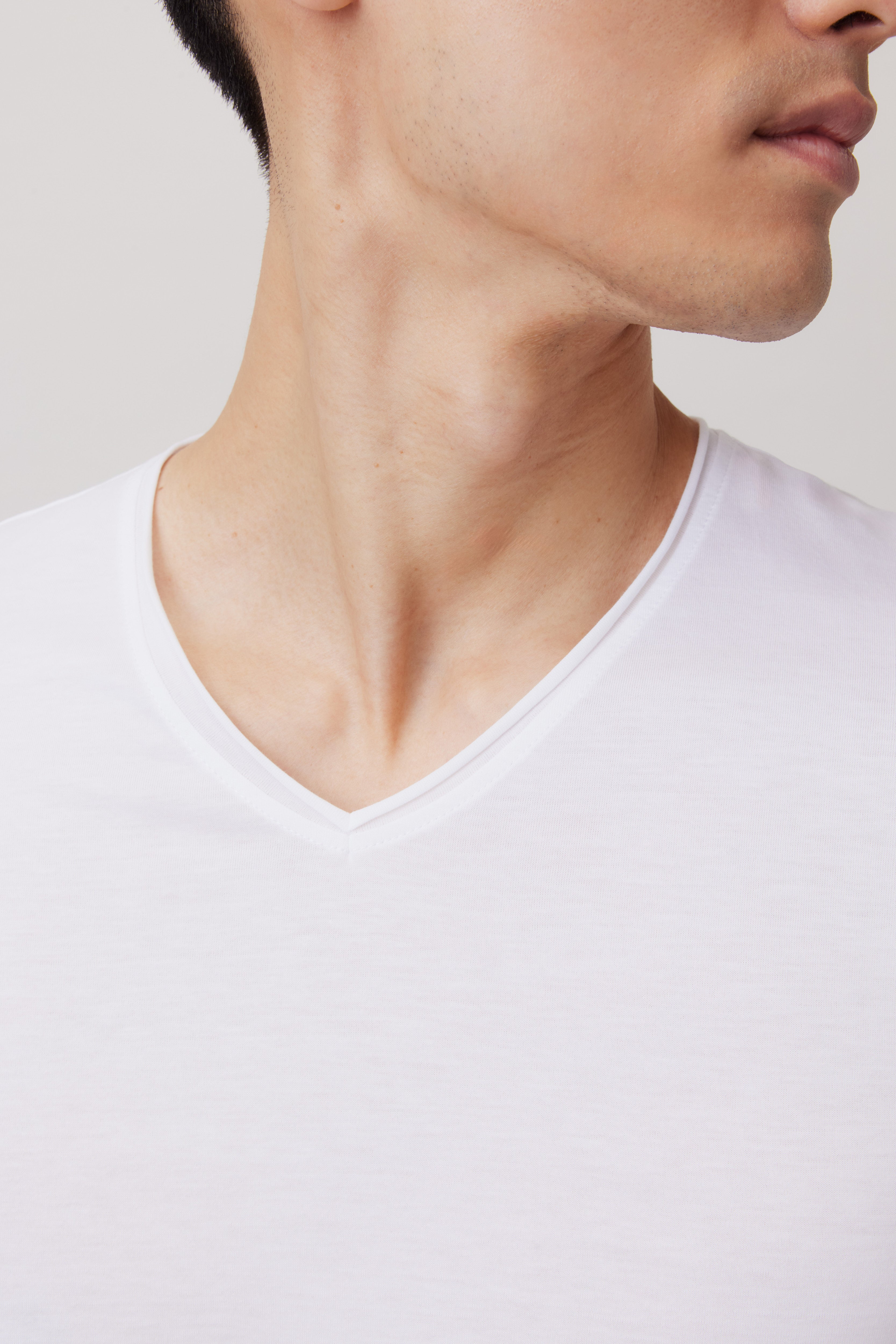 Pima Cotton V-neck T-Shirt 