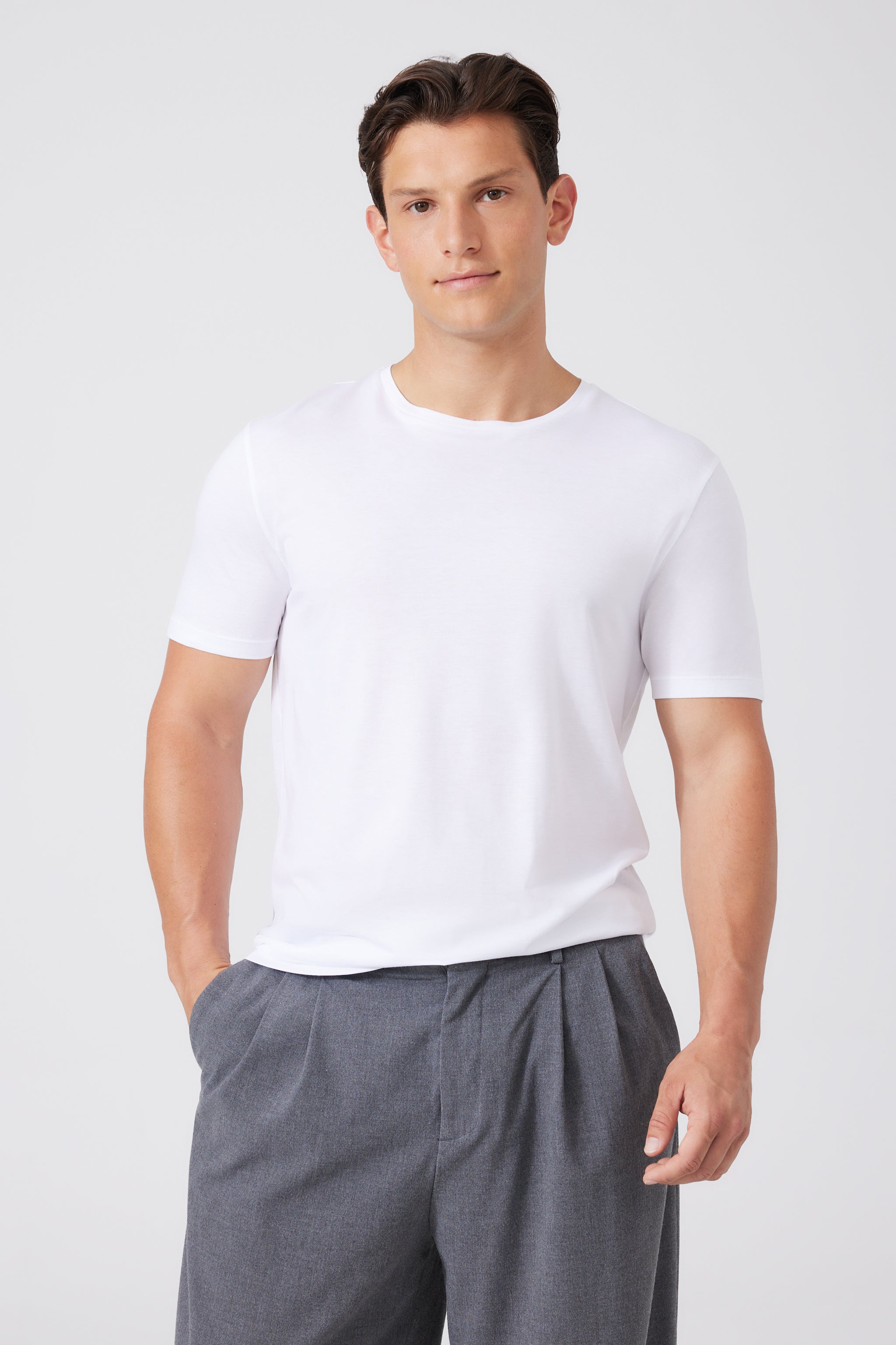 Pima Cotton Round neck T-Shirt