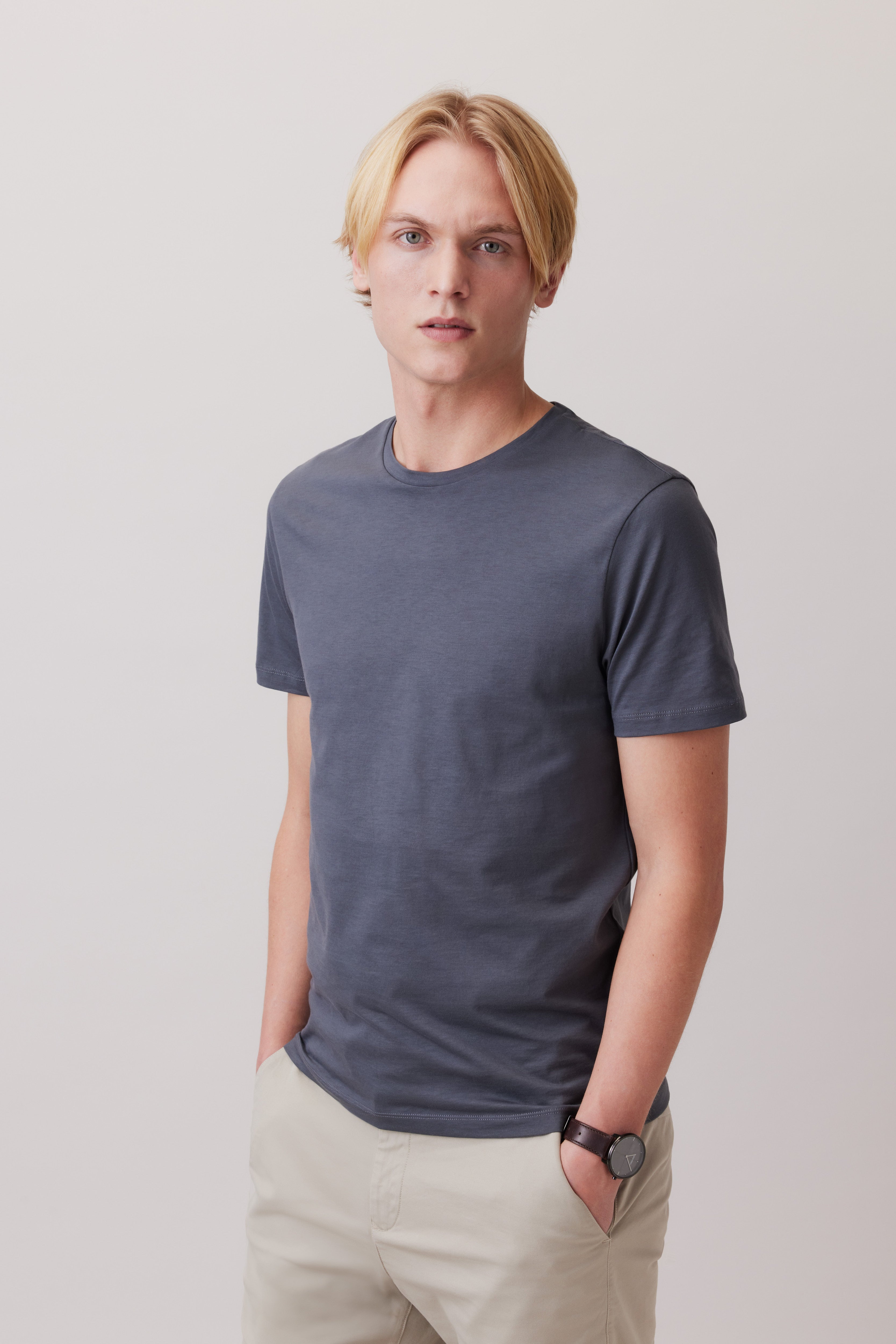 Pima Cotton Round neck T-Shirt