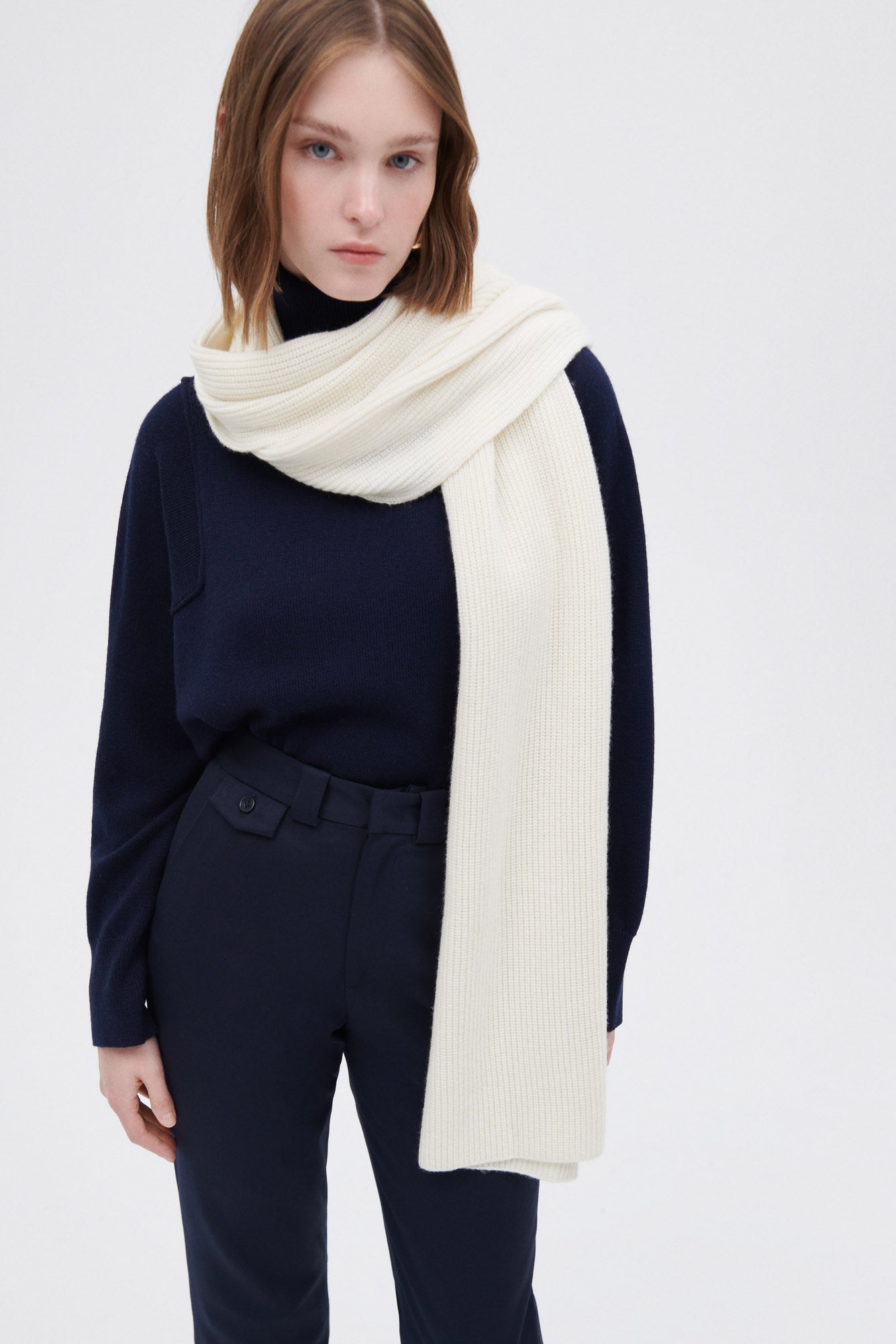 Oversized-Schal mit Cashmere