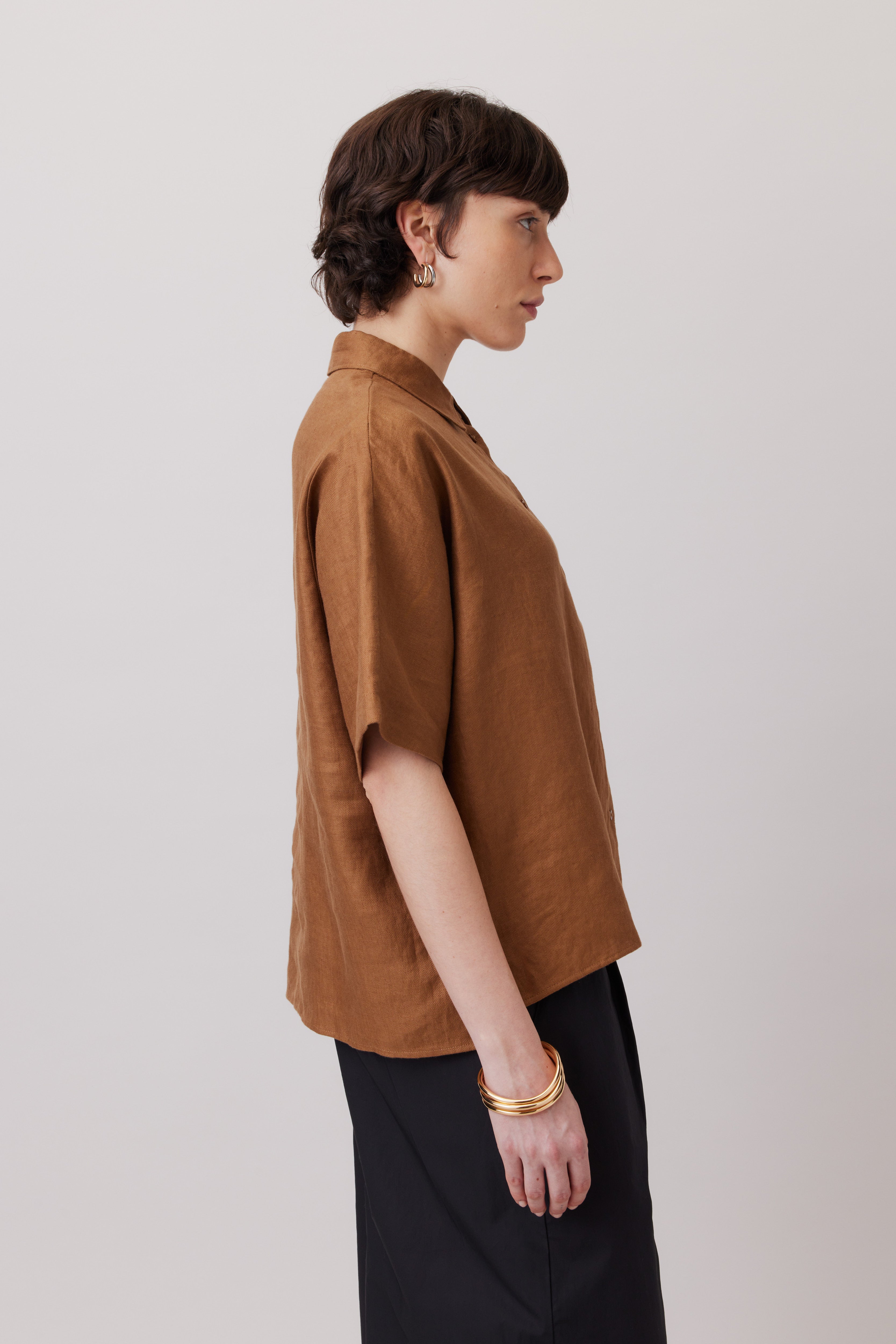 Linen Twill Blouse