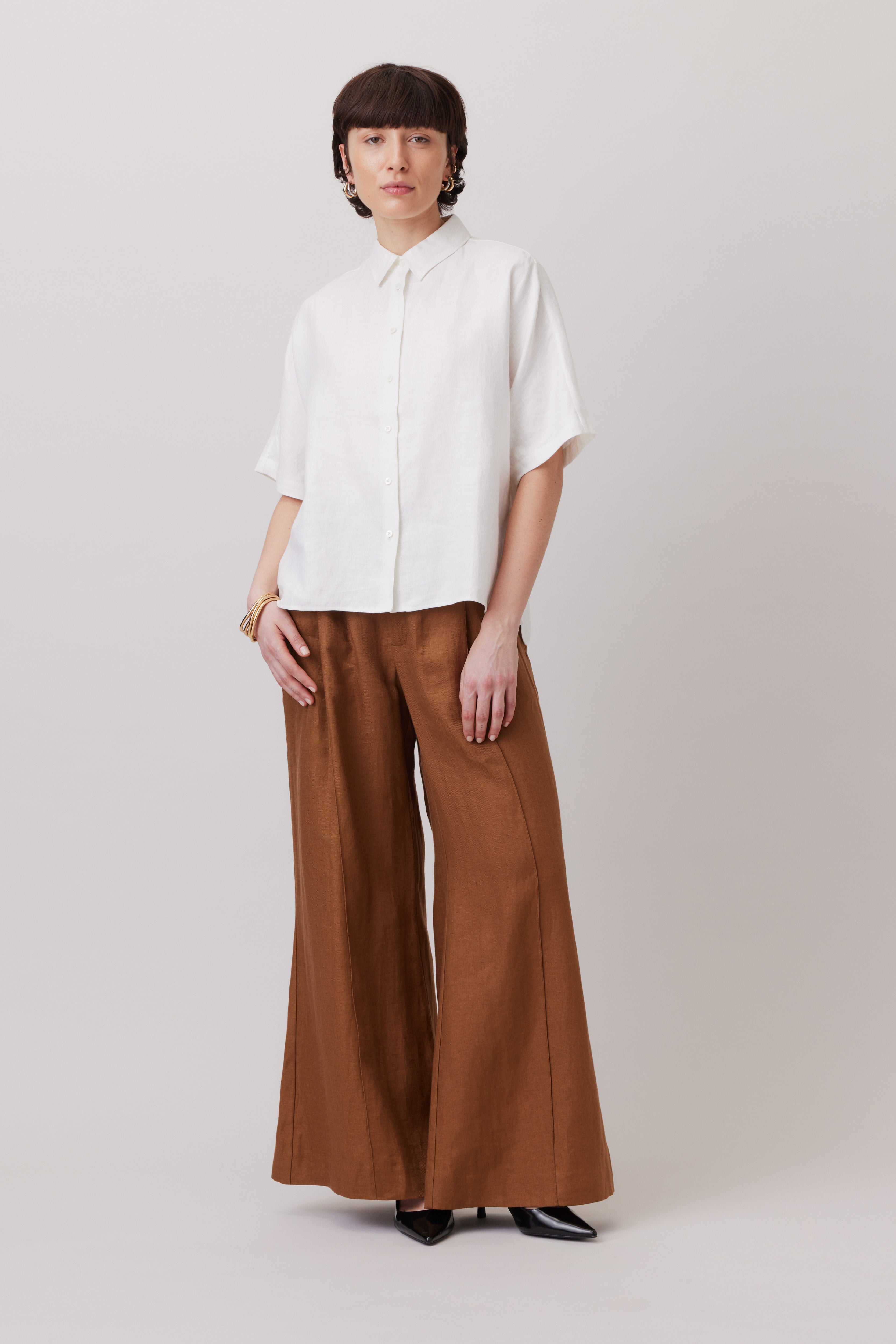 Linen Twill Blouse