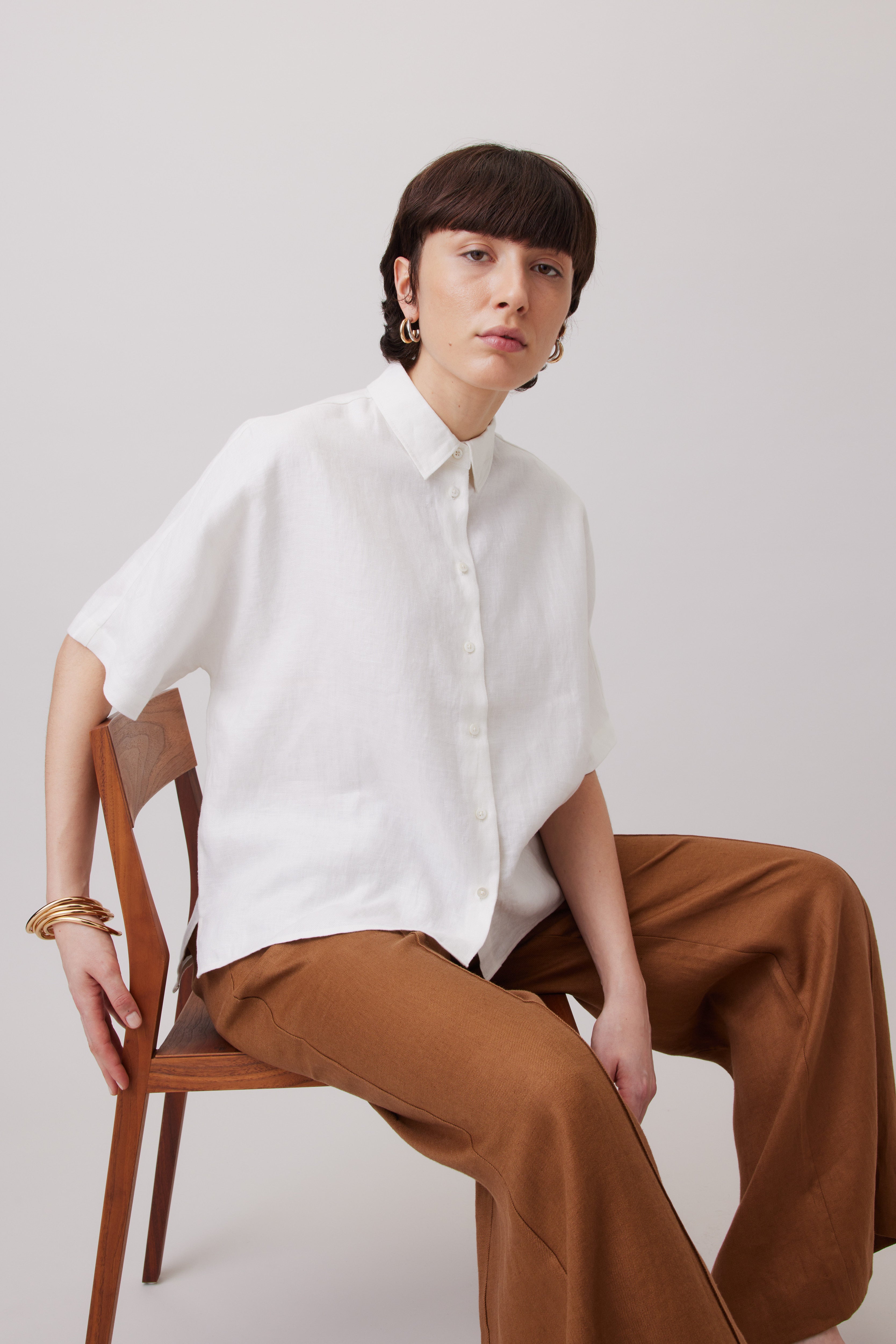 Linen Twill Blouse