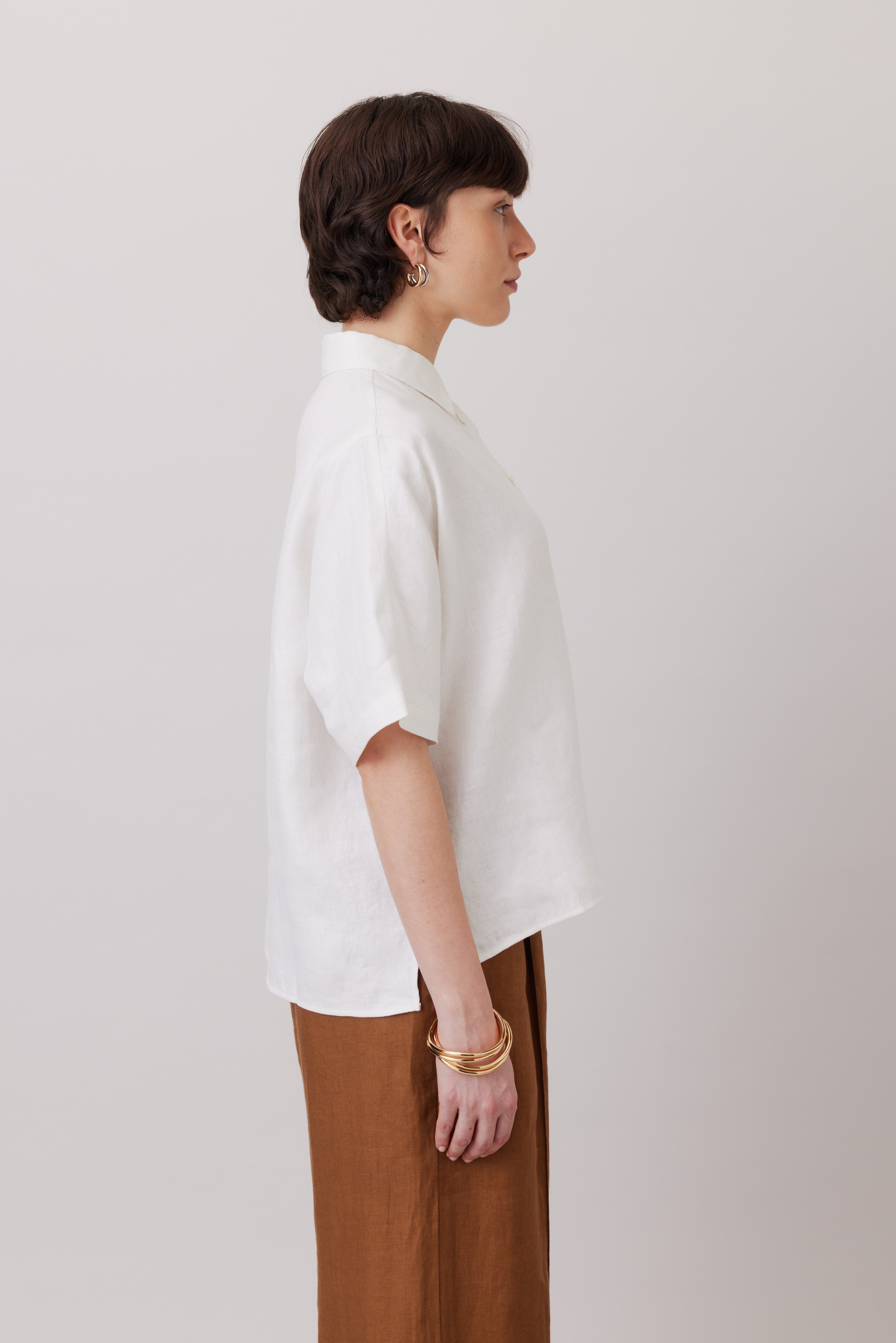 Linen Twill Blouse