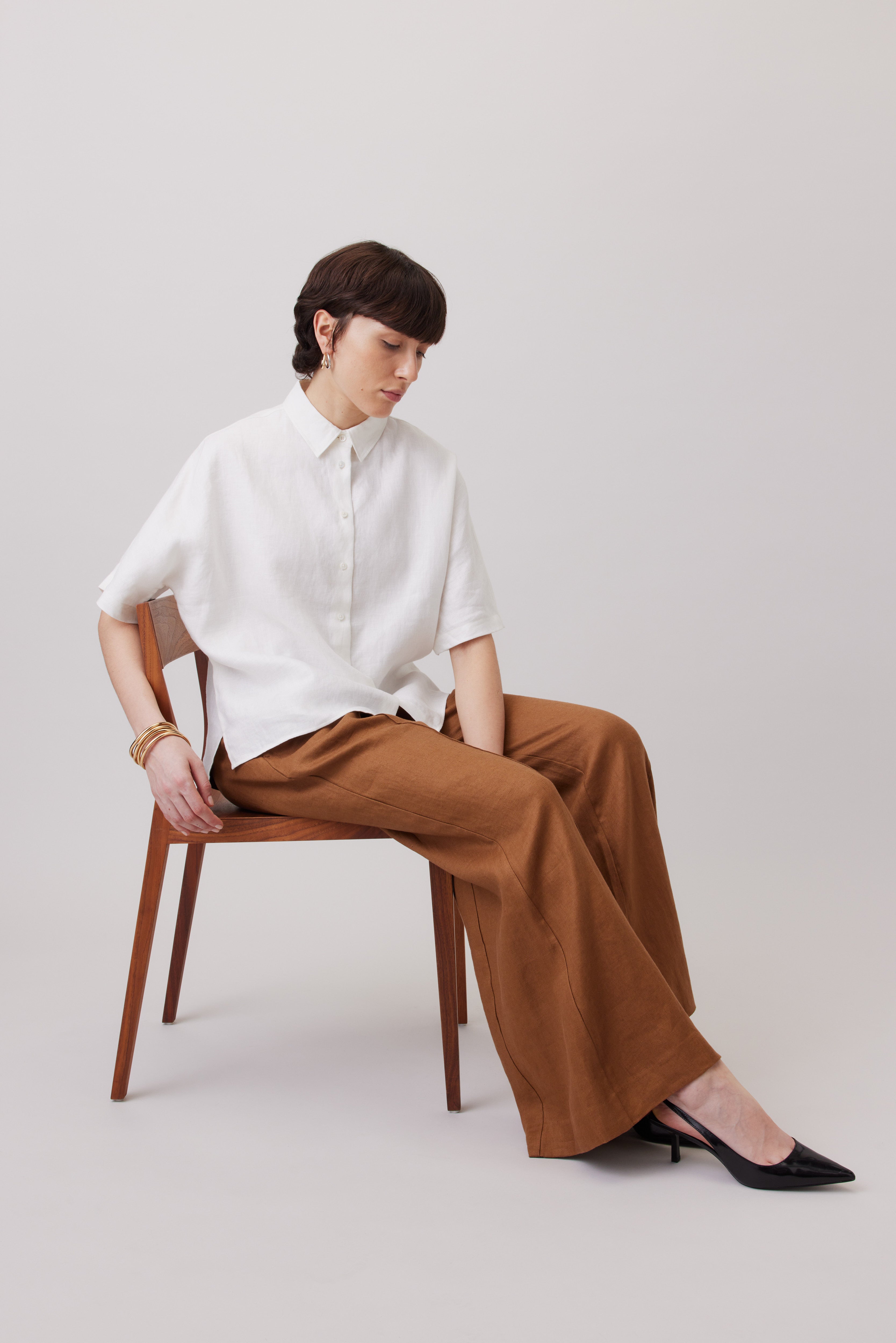 Linen Twill Blouse