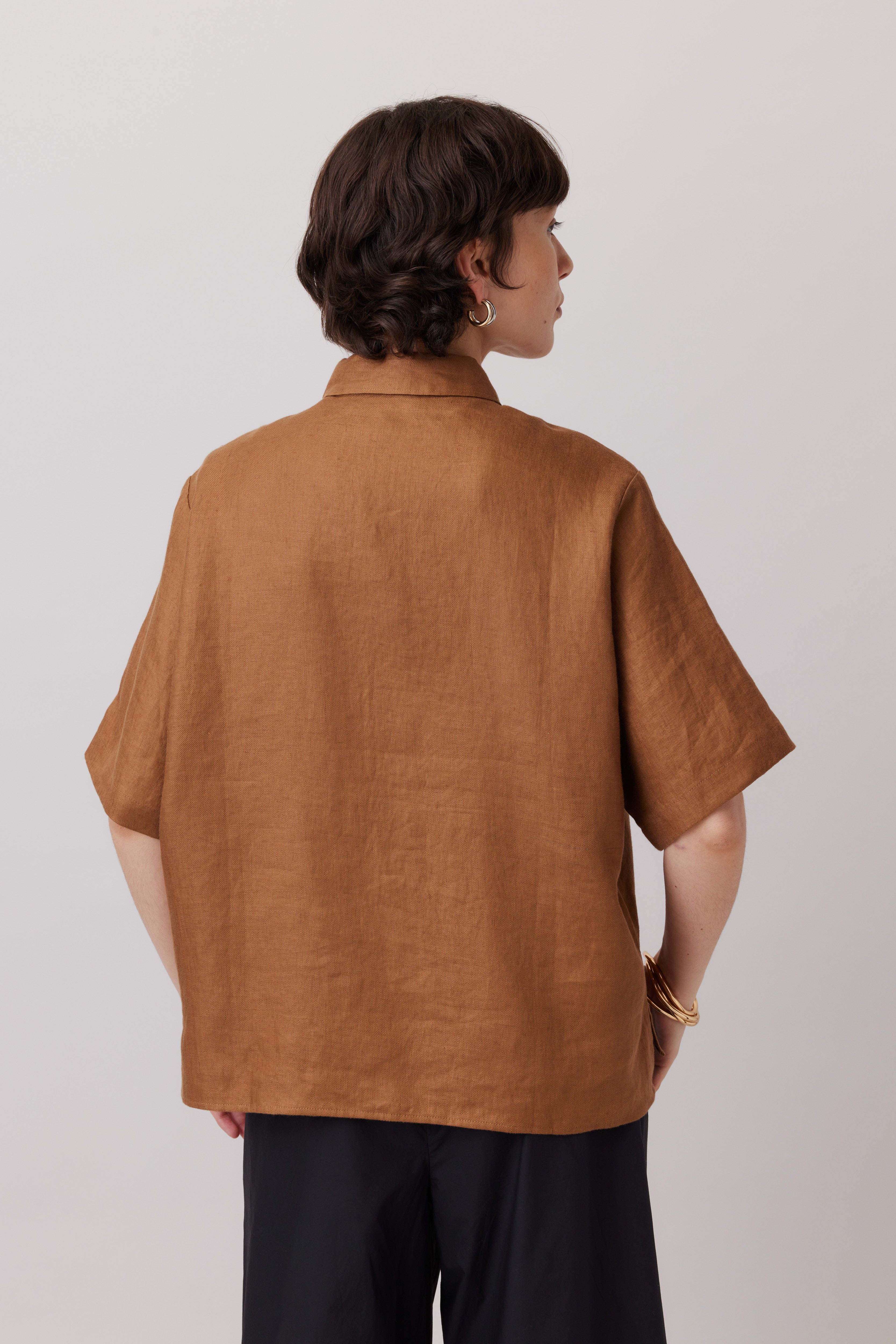 Linen Twill Blouse