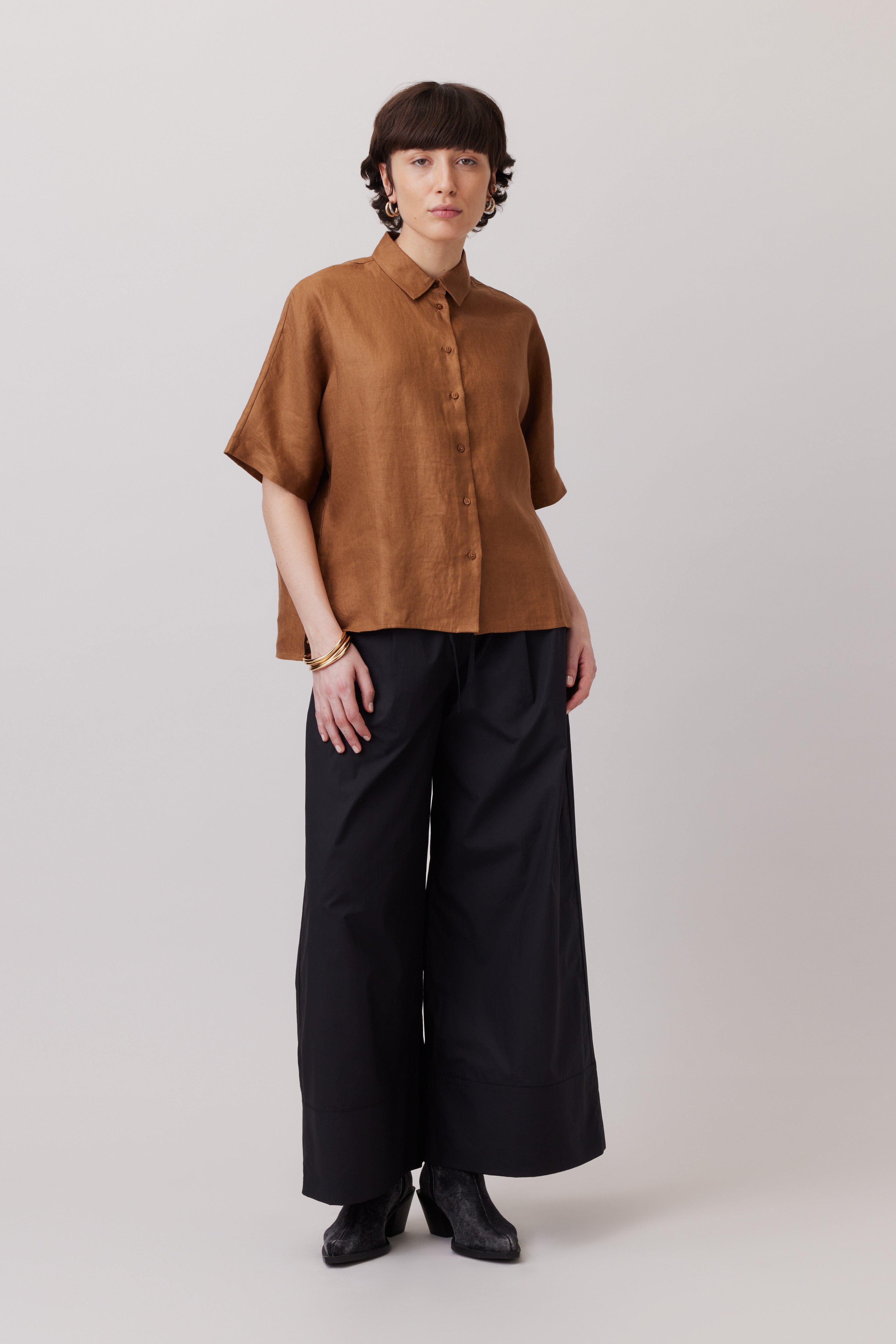 Linen Twill Blouse