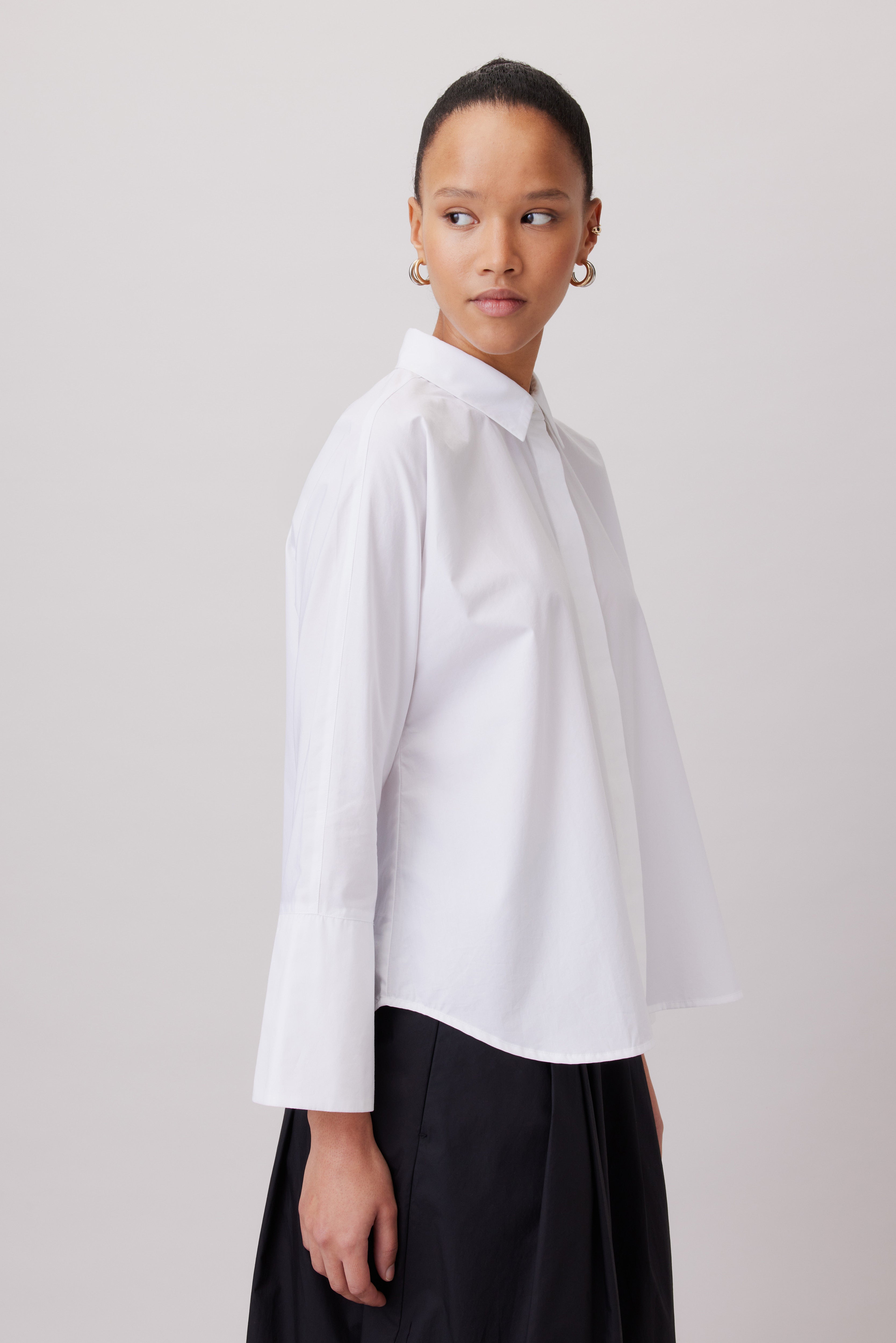 Blouse with Wide Cuffs