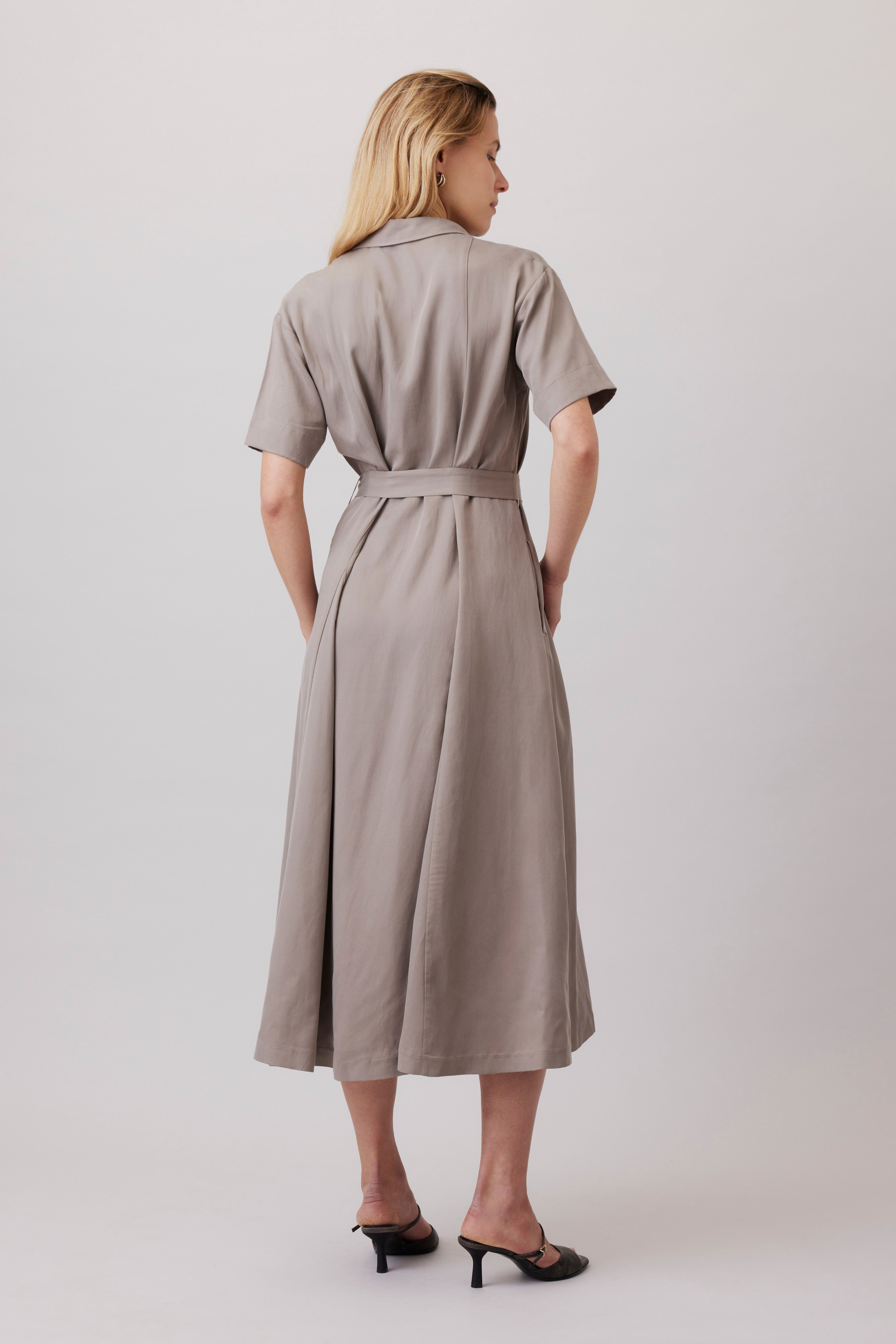 Polo Dress with D-ring Belt