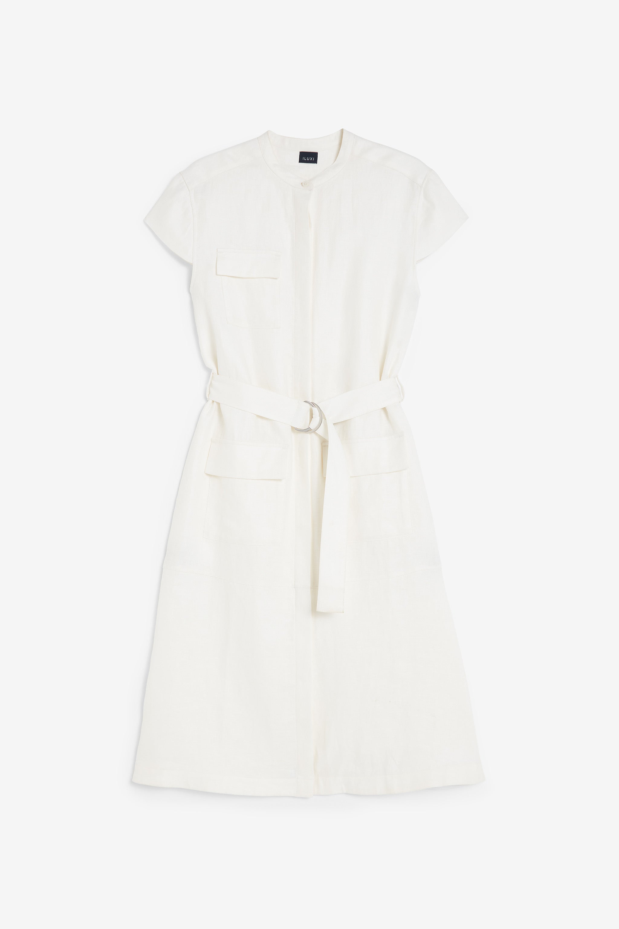 Utility Linen Dress