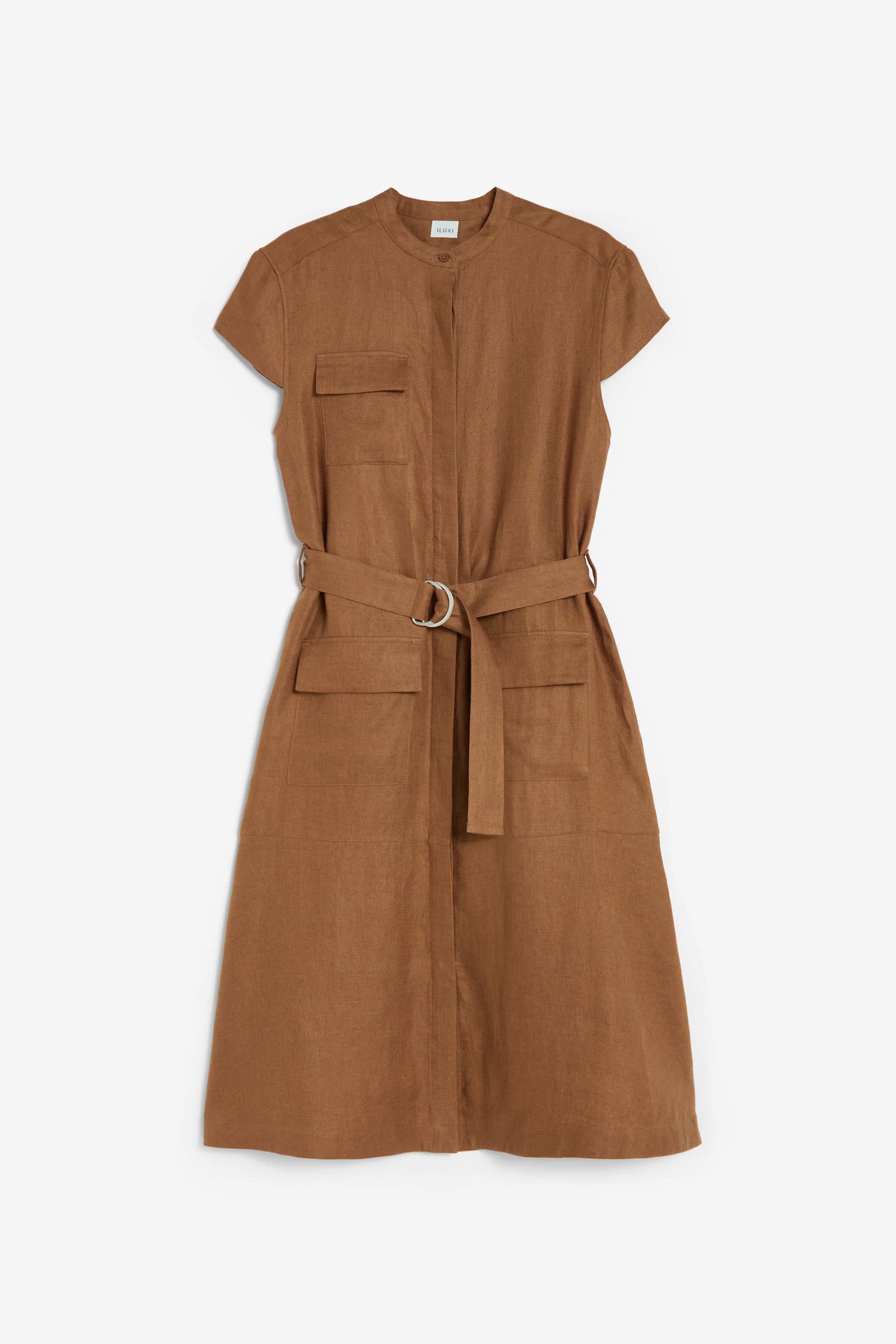 Utility Linen Dress