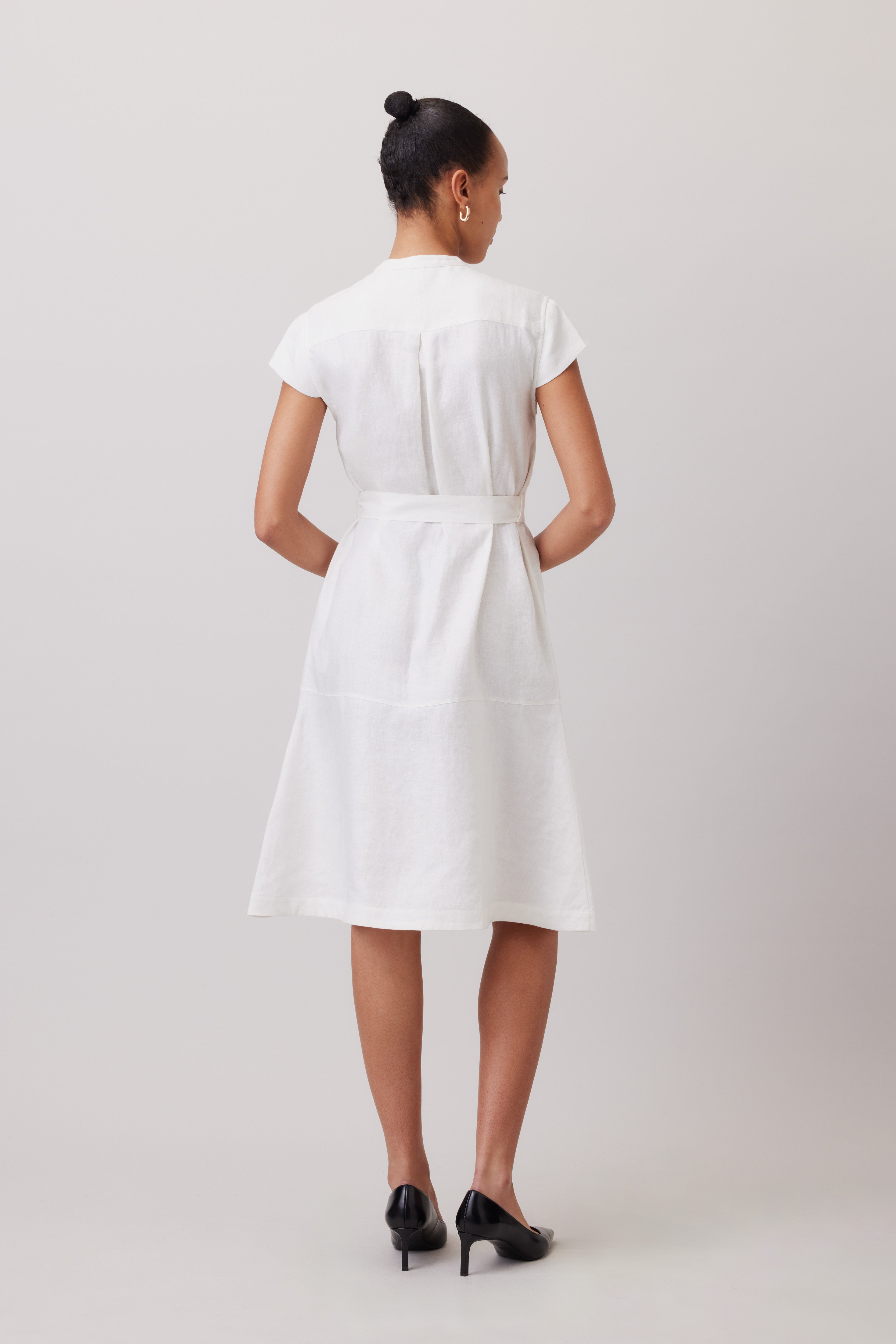 Utility Linen Dress