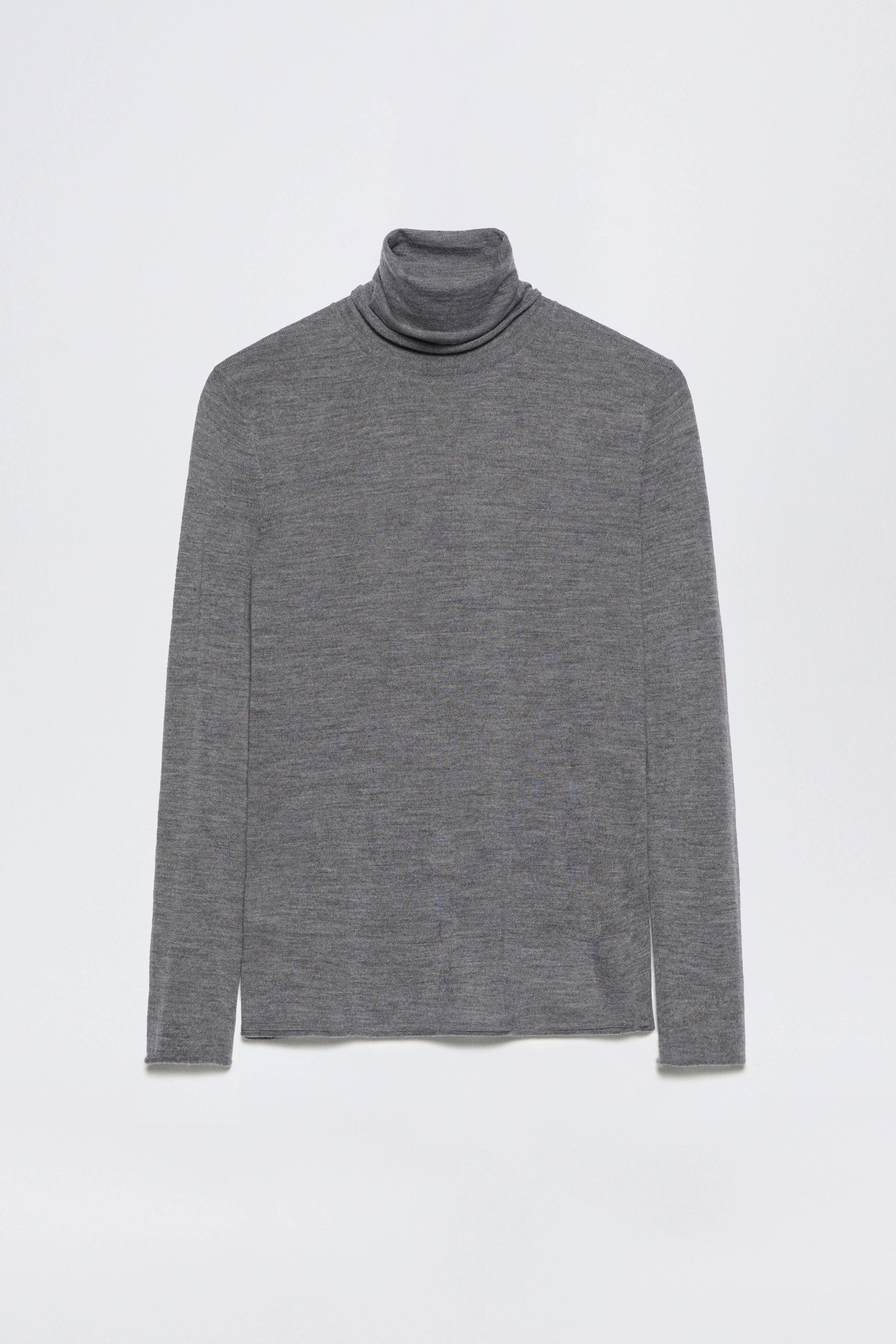 Turtleneck Sweater in Virgin Wool and Cashmere