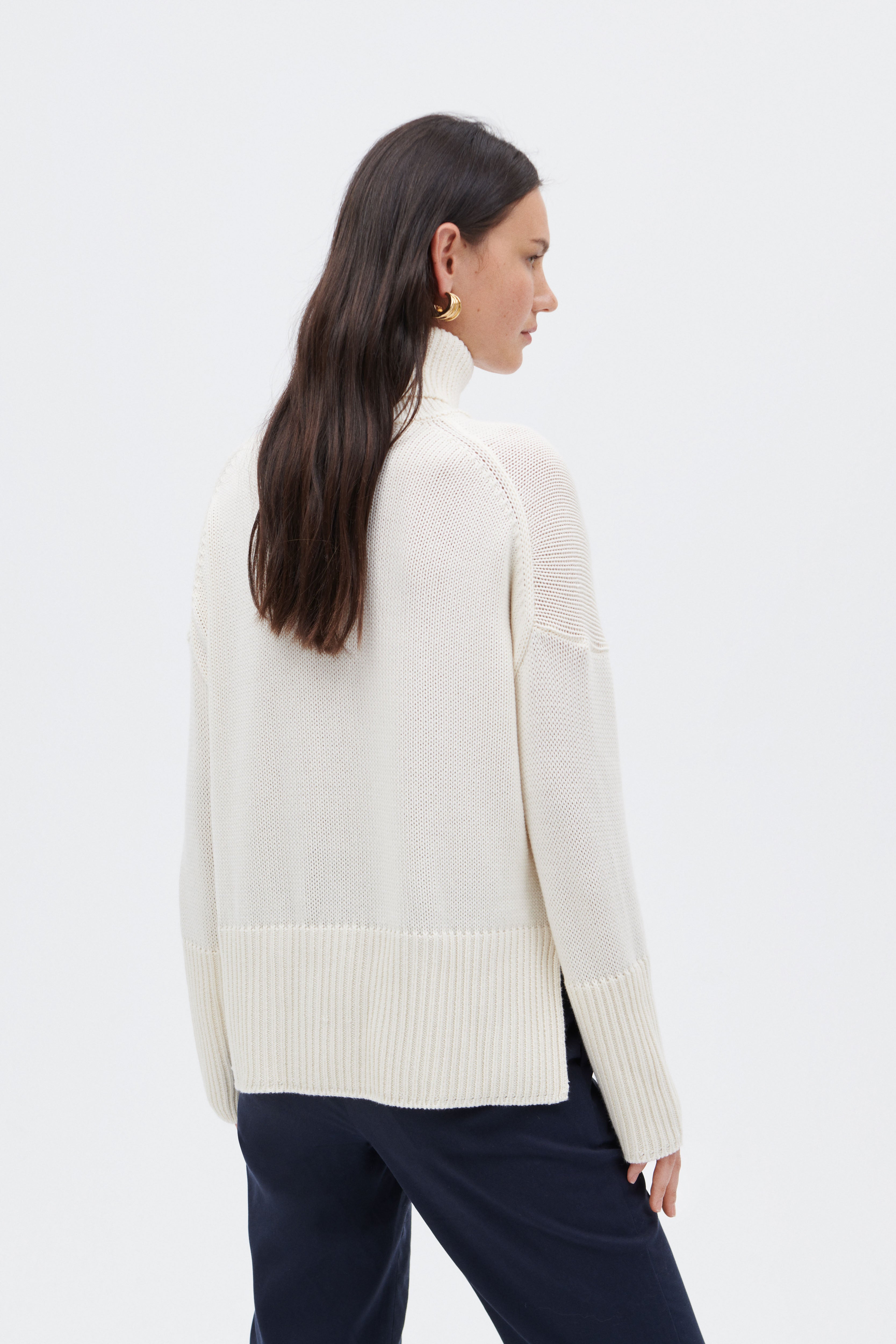 Merino Wool Turtleneck Sweater