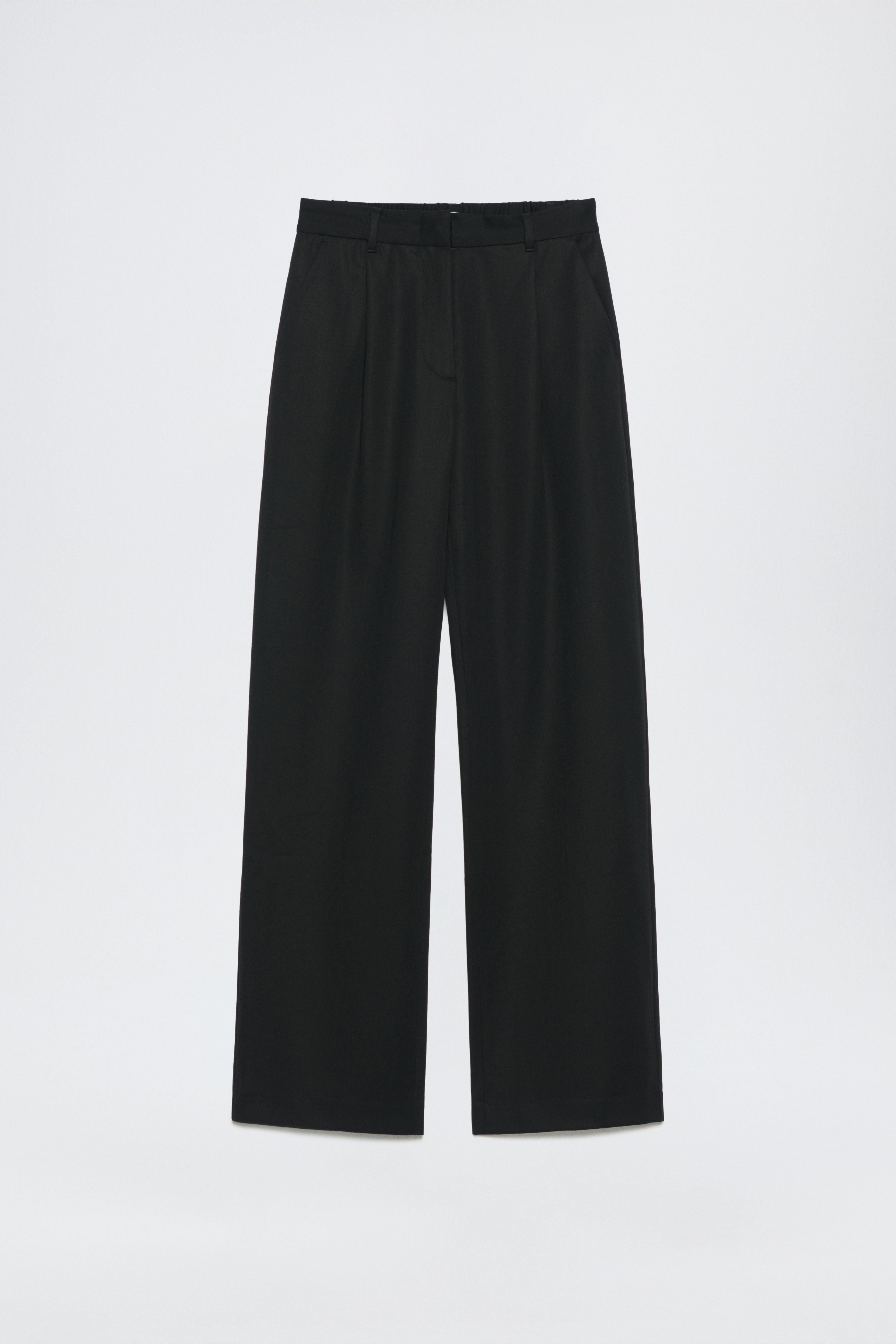 Pure Virgin Wool Pants with Pleats