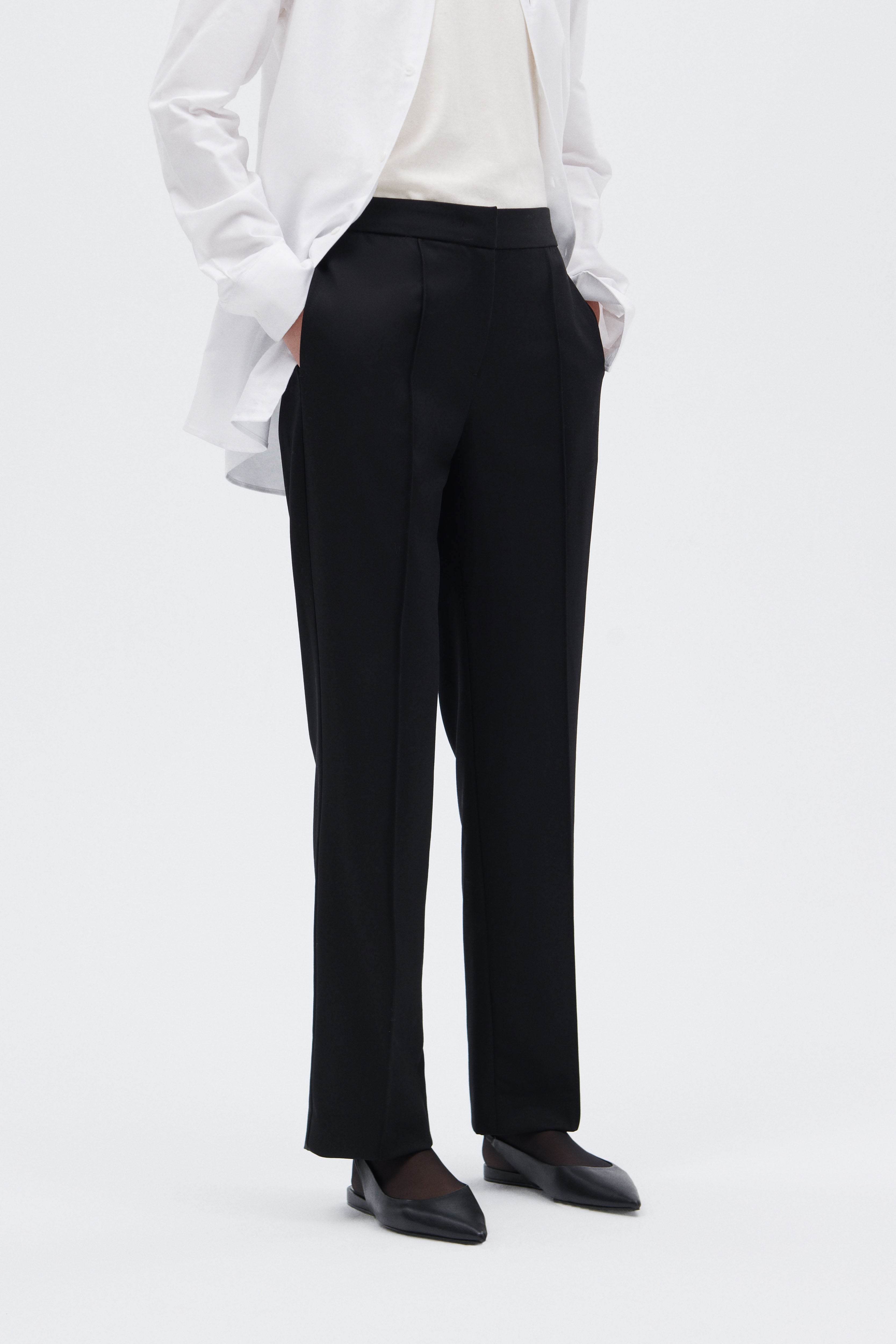 Elegant Virgin Wool Pants