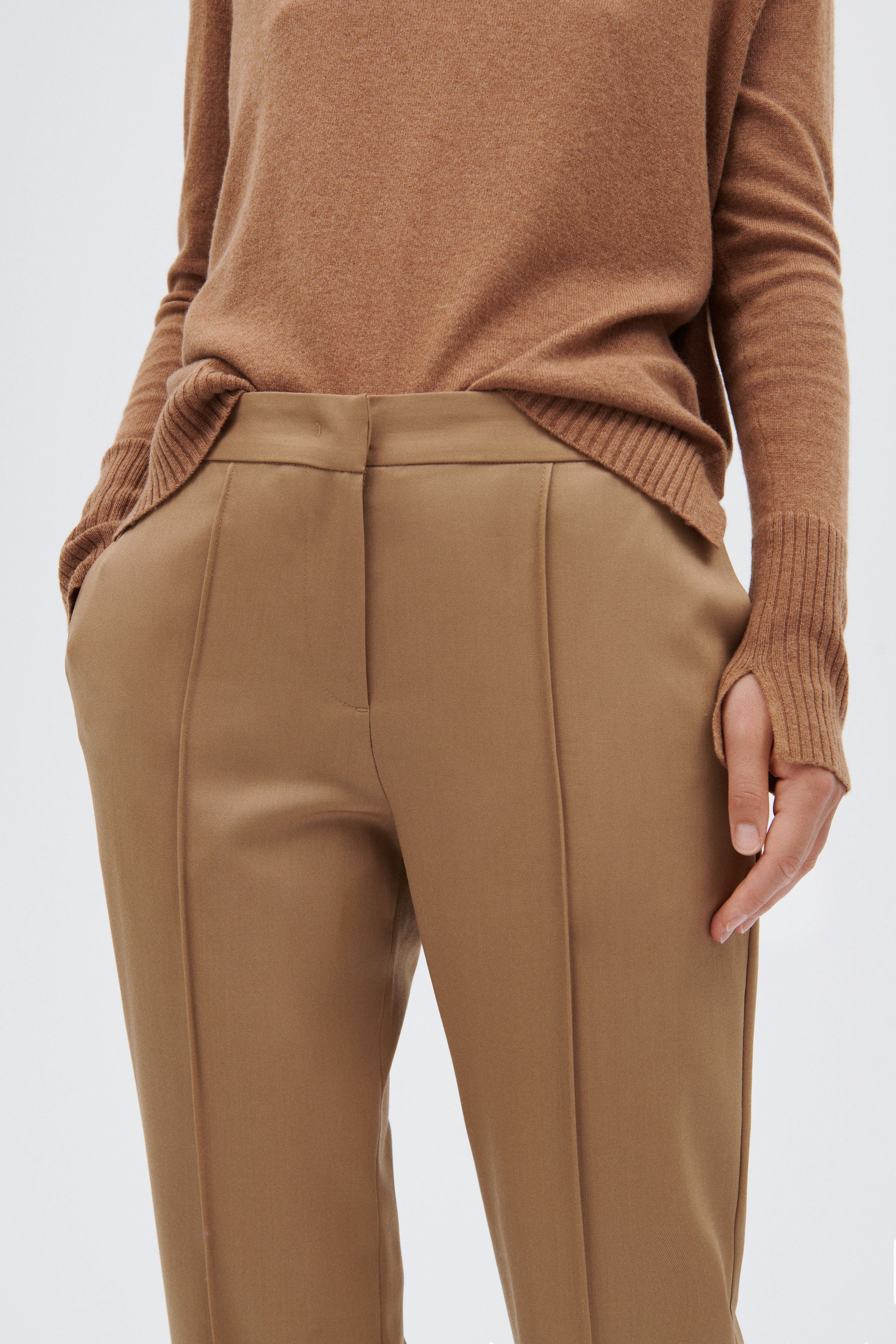 Elegant Virgin Wool Pants