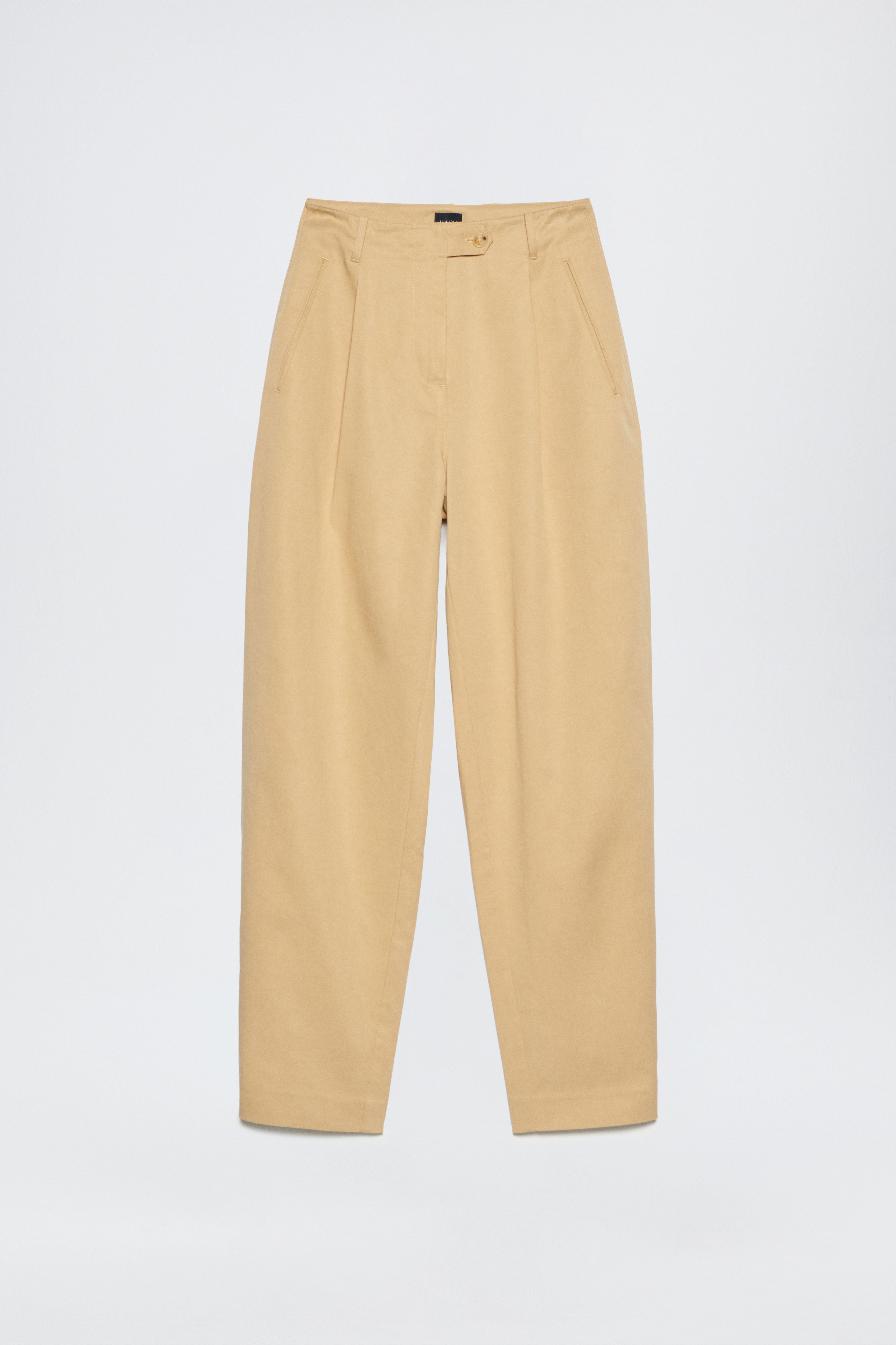 High Waist Pants with Pleats