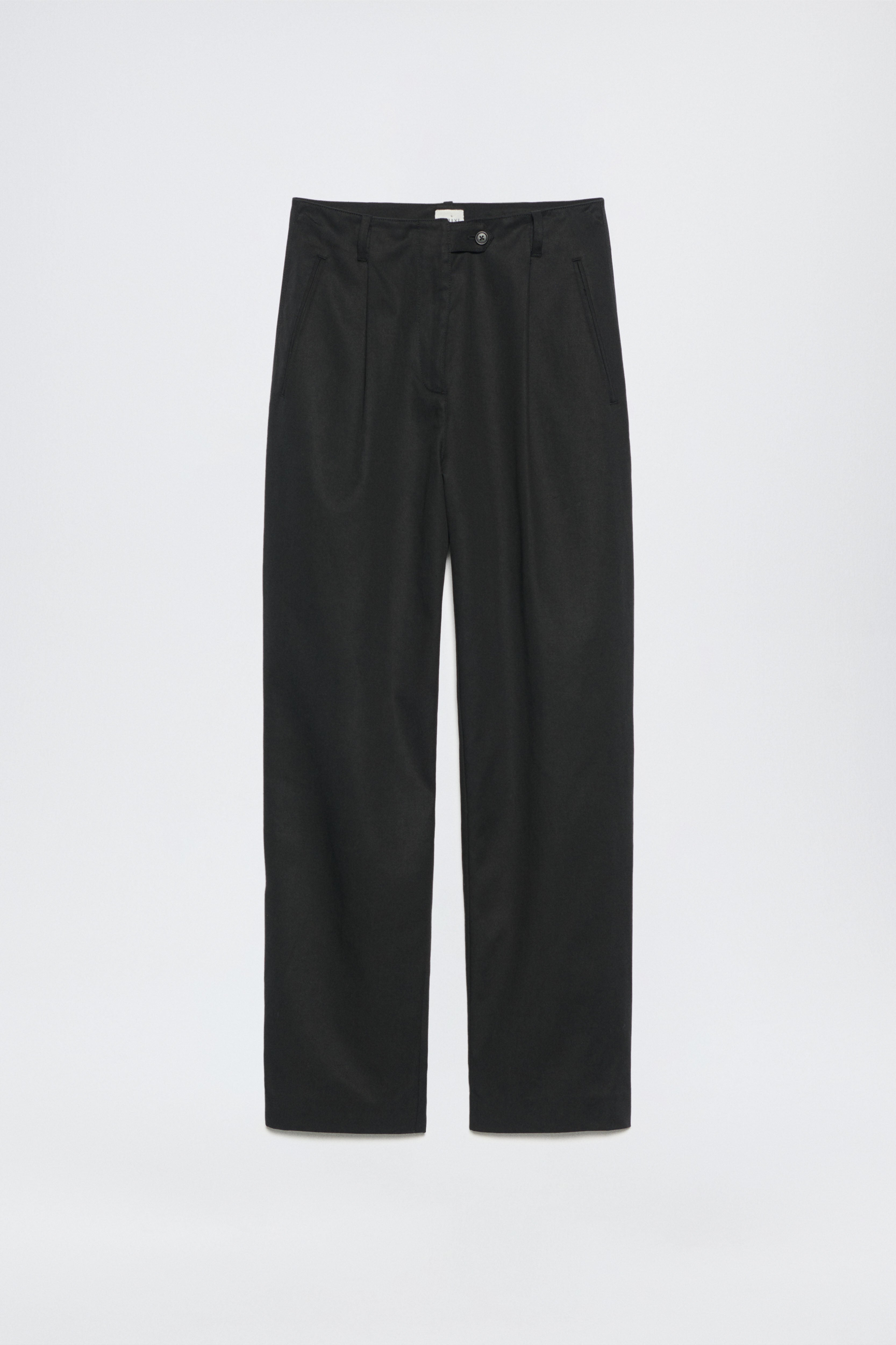 High Waist Pants with Pleats