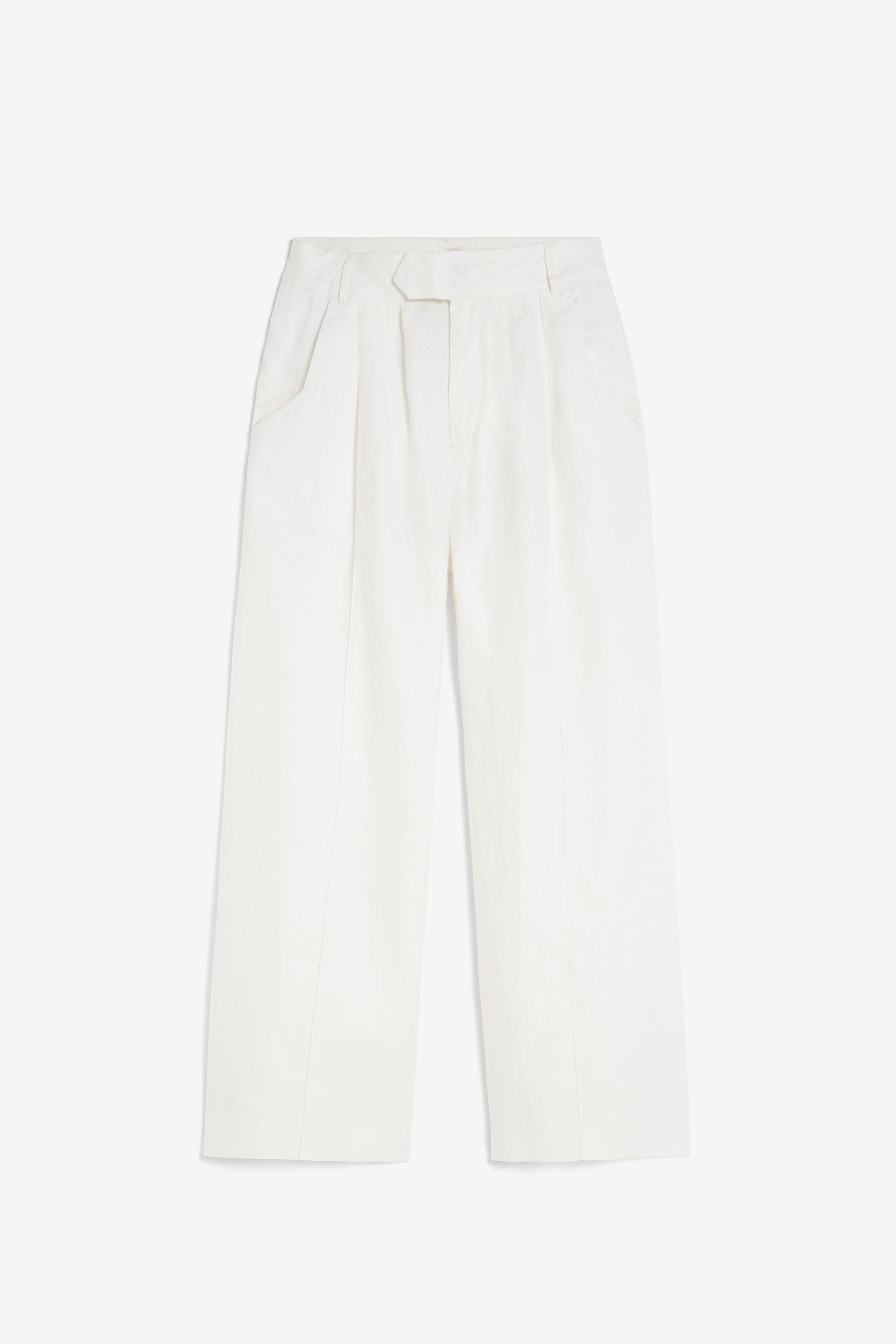 Linen Pants with Crease