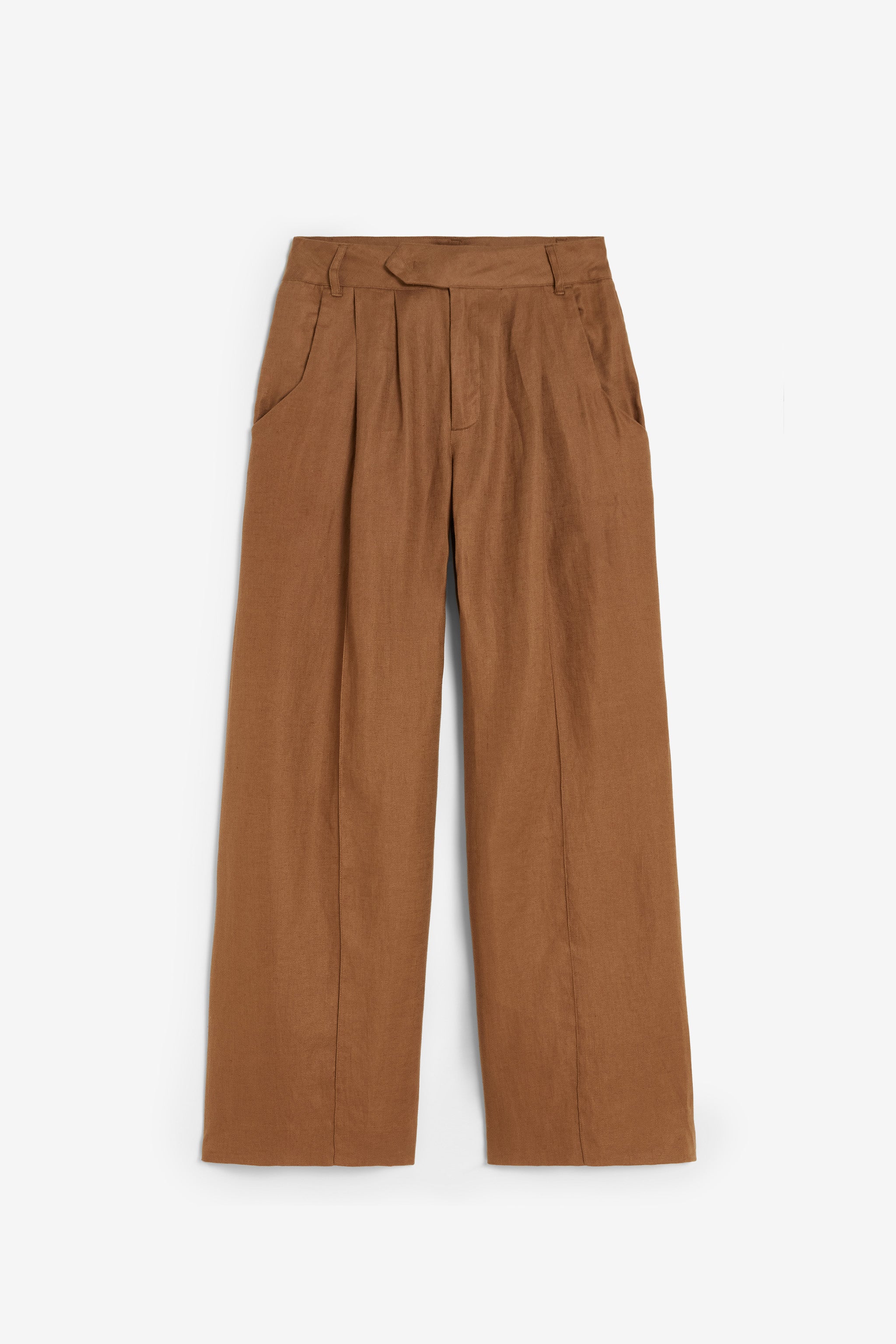 Leinenhose mit Bügelfalte