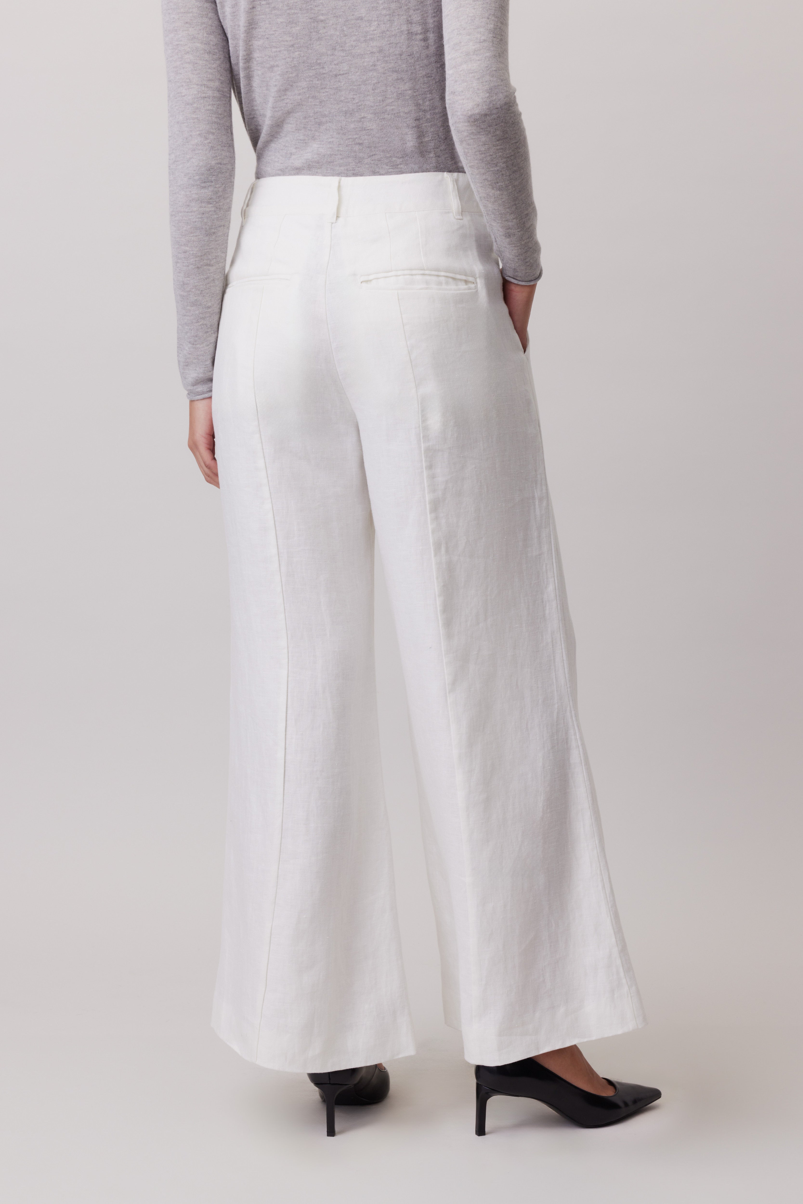 Linen Pants with Crease