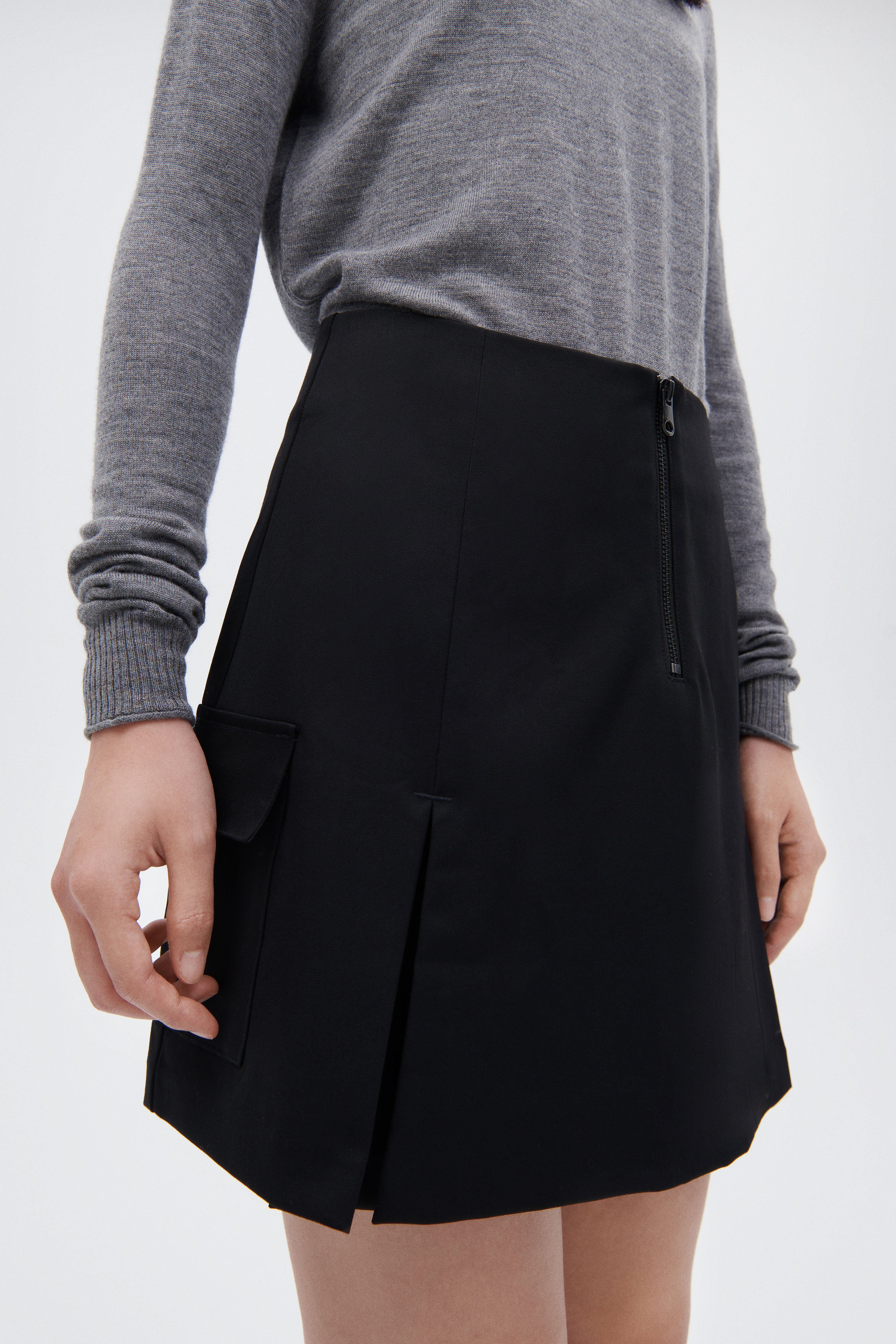 A-line Tweed Skirt