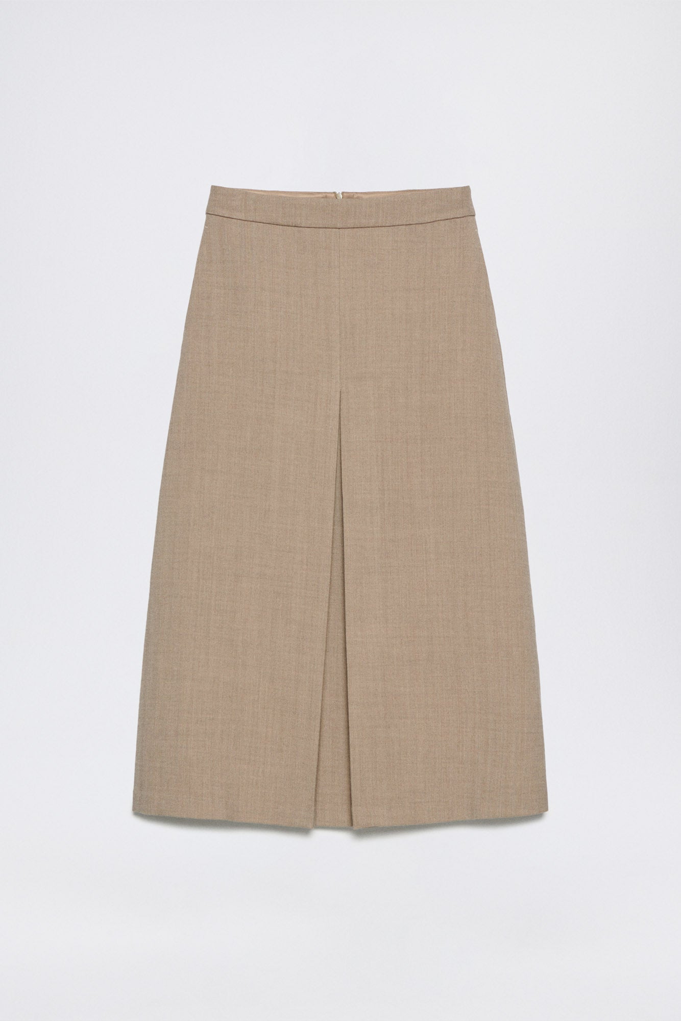 Virgin Wool Long Skirt