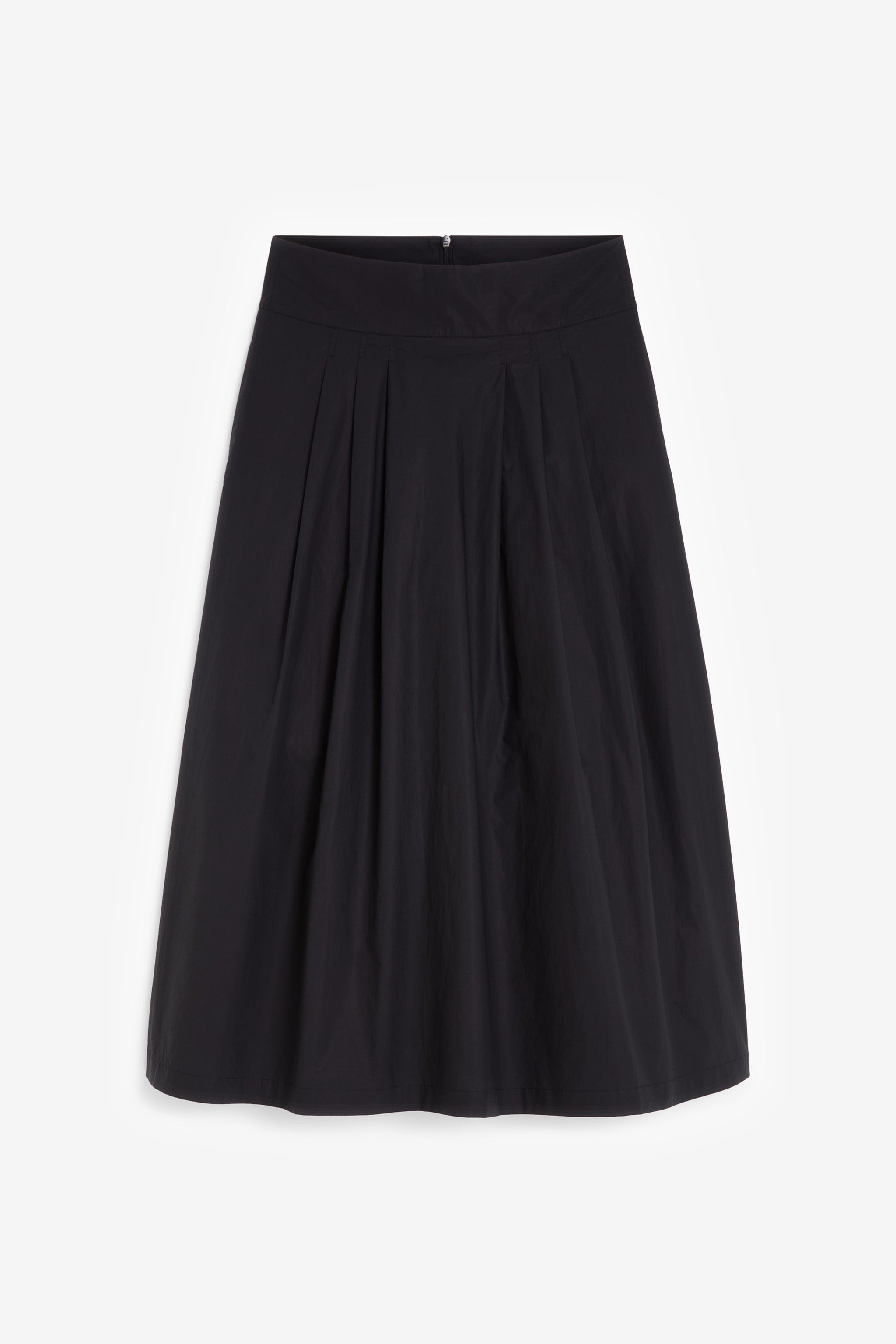 High-Waist Skirt with Pleats